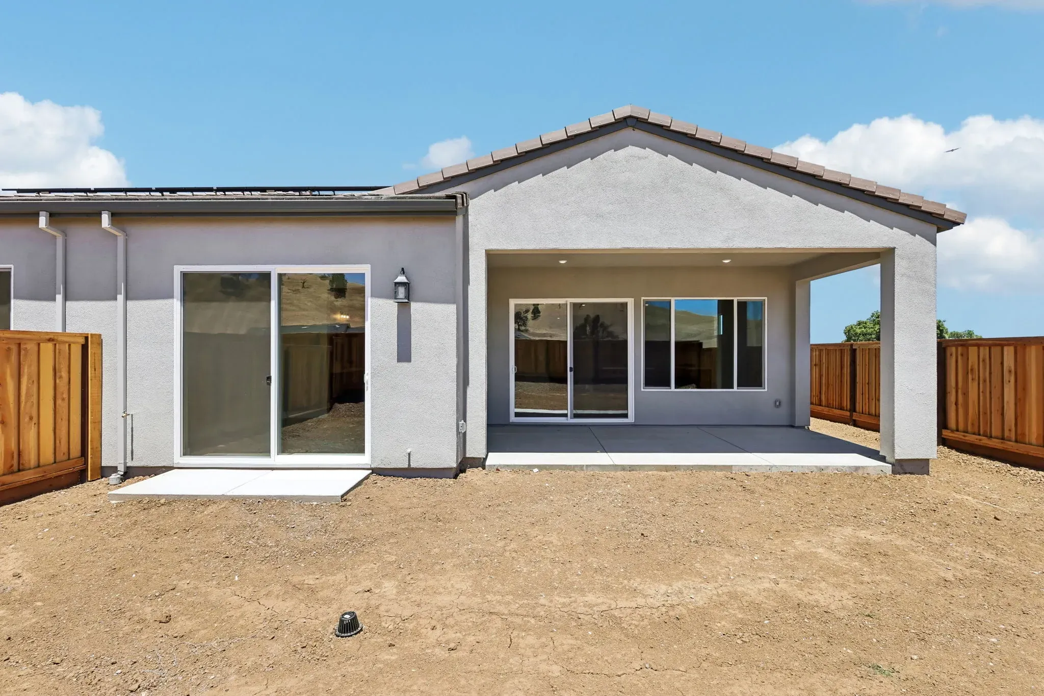 The Meadows Homesite 29 Backyard