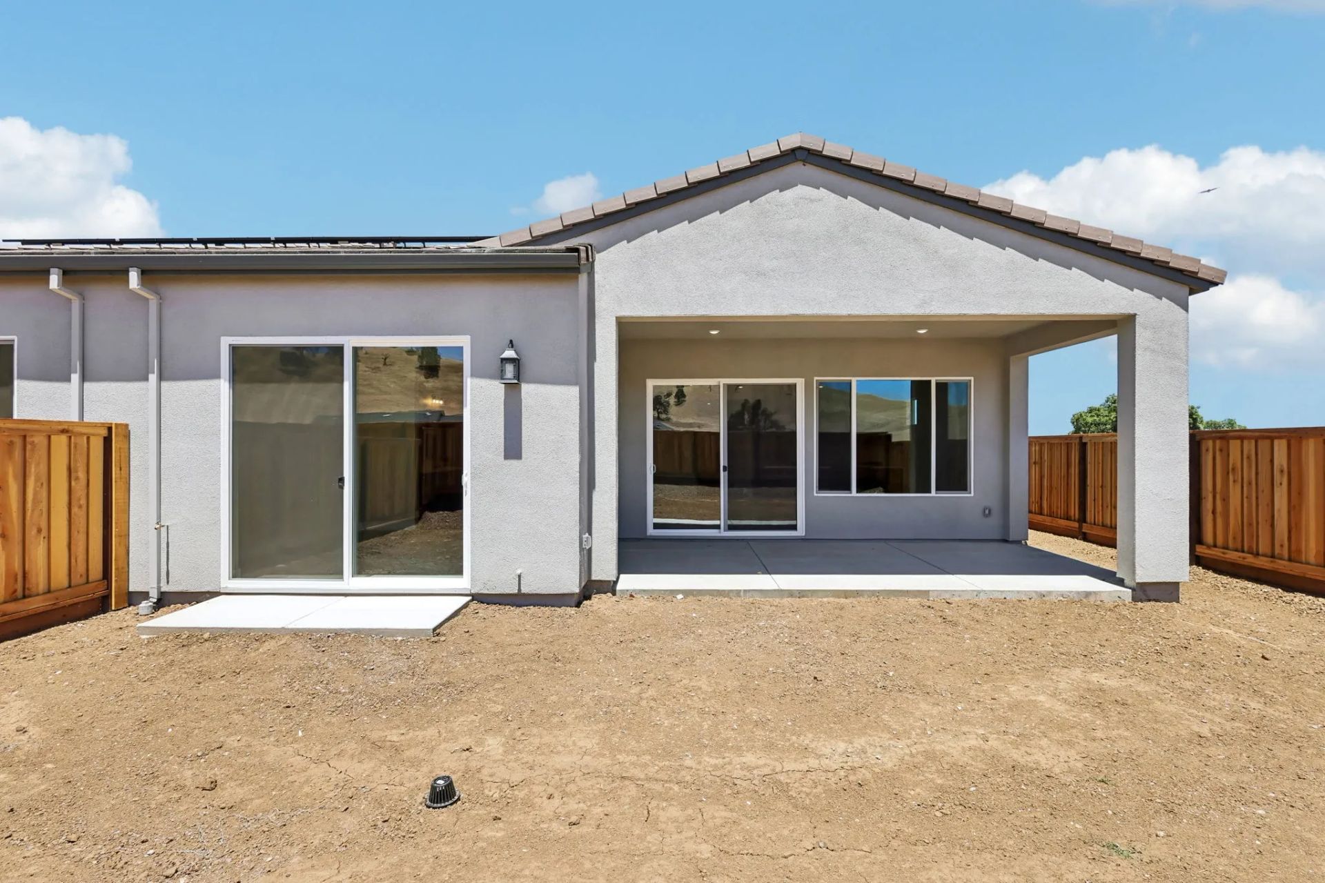 The Meadows Homesite 29 Backyard
