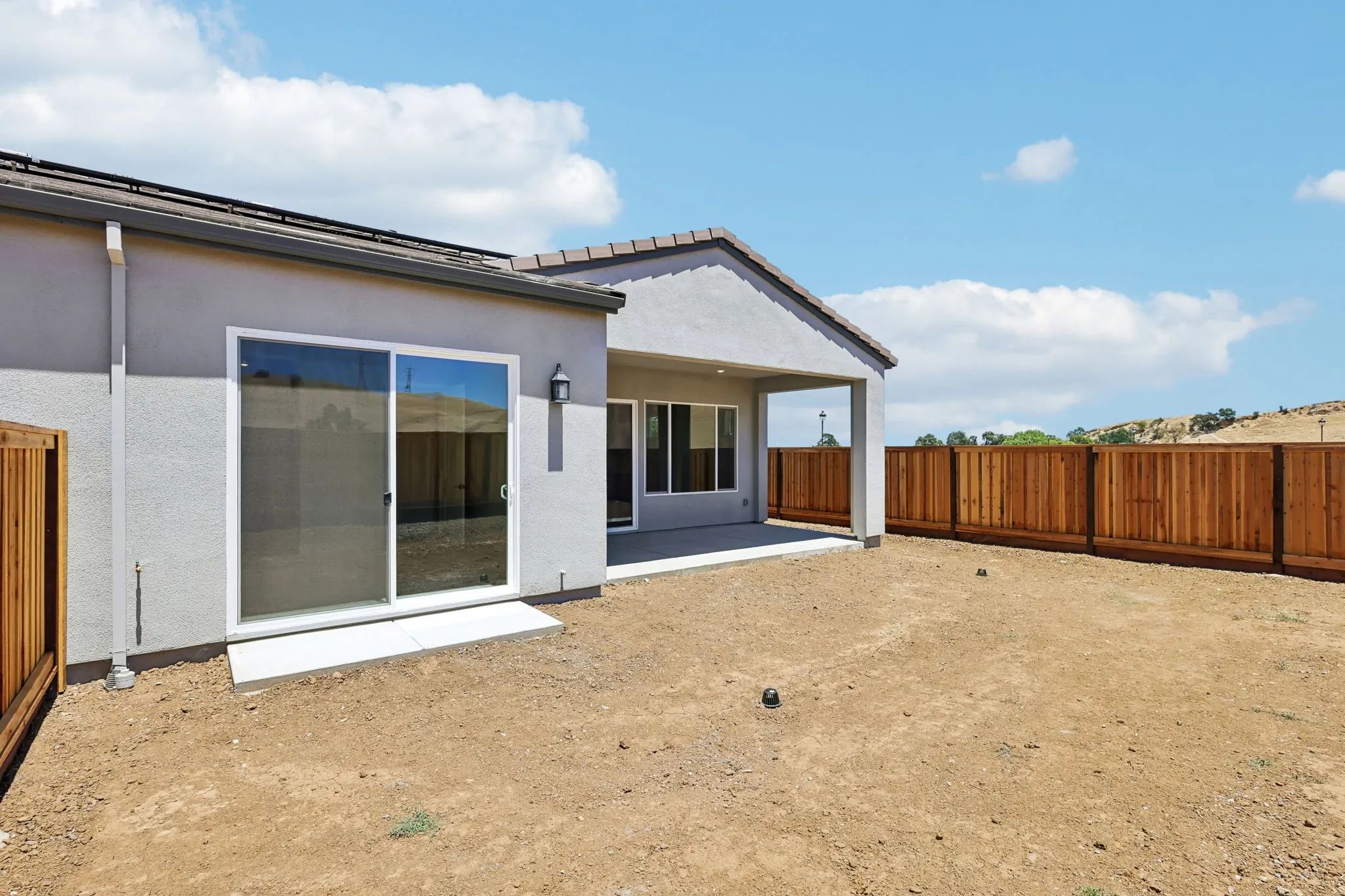The Meadows Homesite 29 Backyard