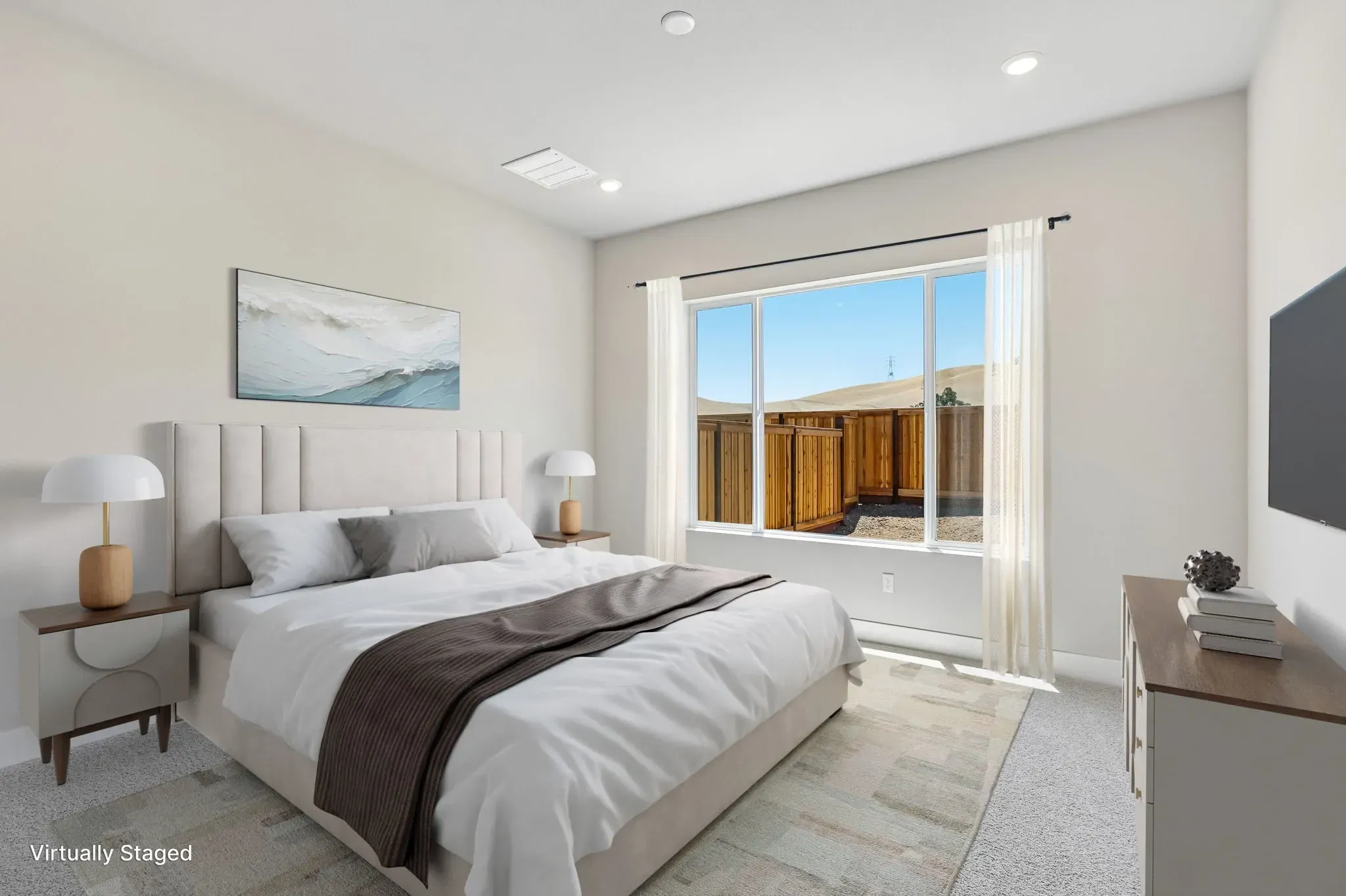 The Meadows Homesite 30 Primary Bedroom Virtually