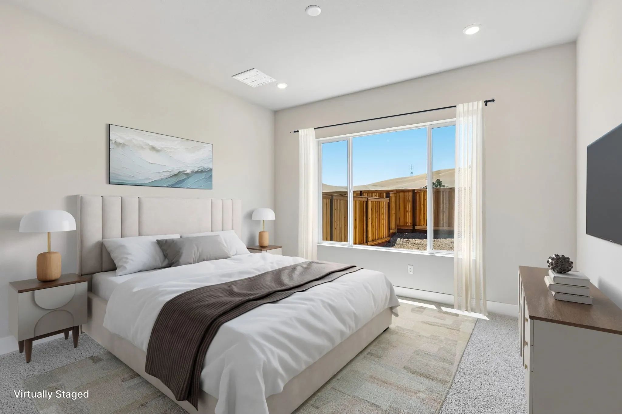The Meadows Homesite 30 Primary Bedroom Virtually