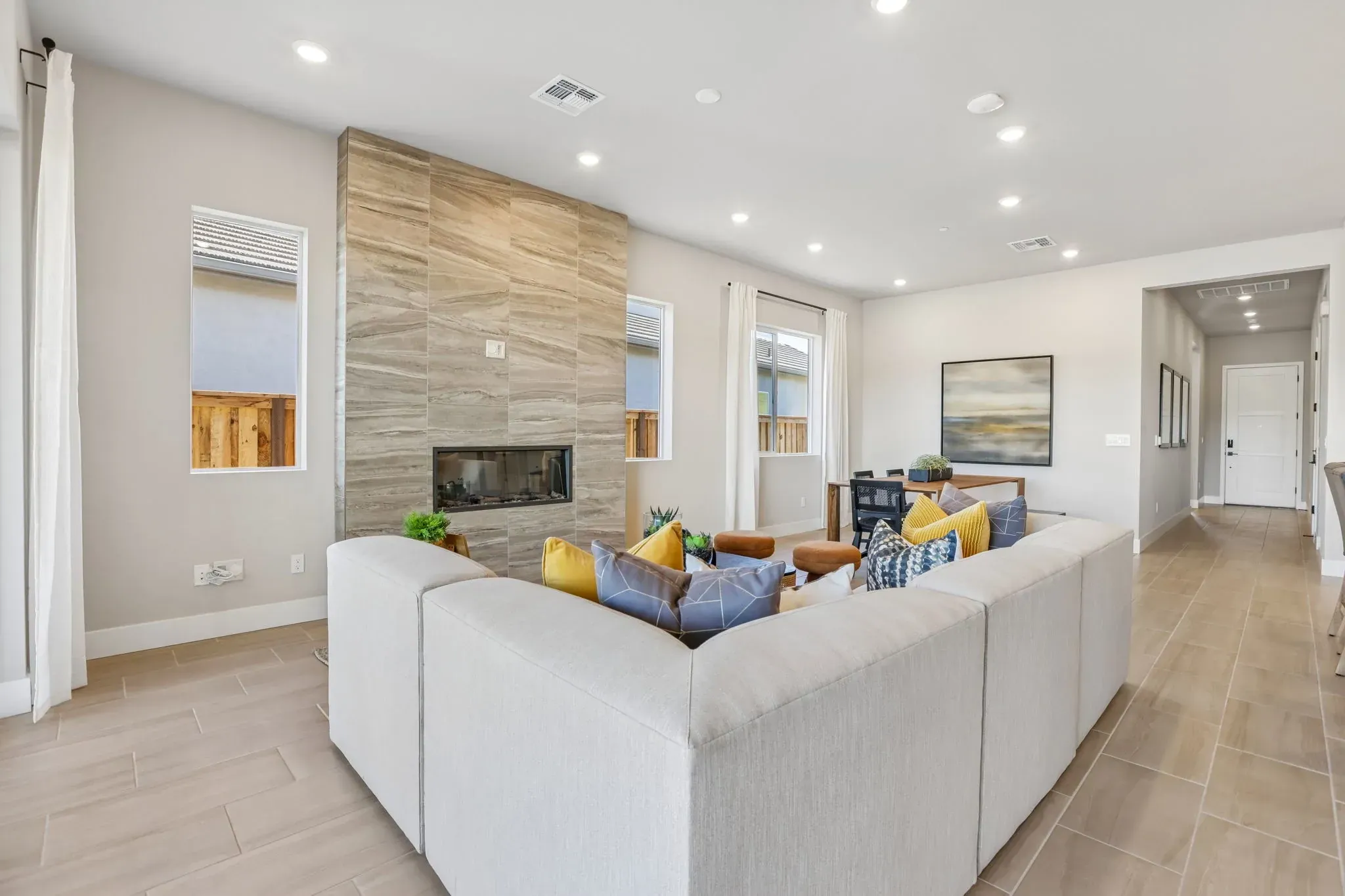 The Meadows Homesite 2 Living Room Virtually Stage