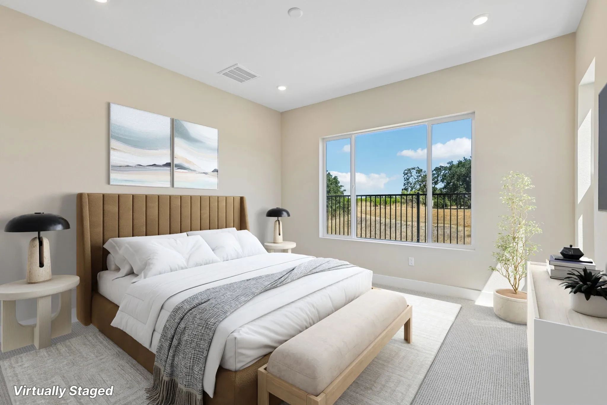 The Meadows Homesite 14 Primary Bedroom Virtually