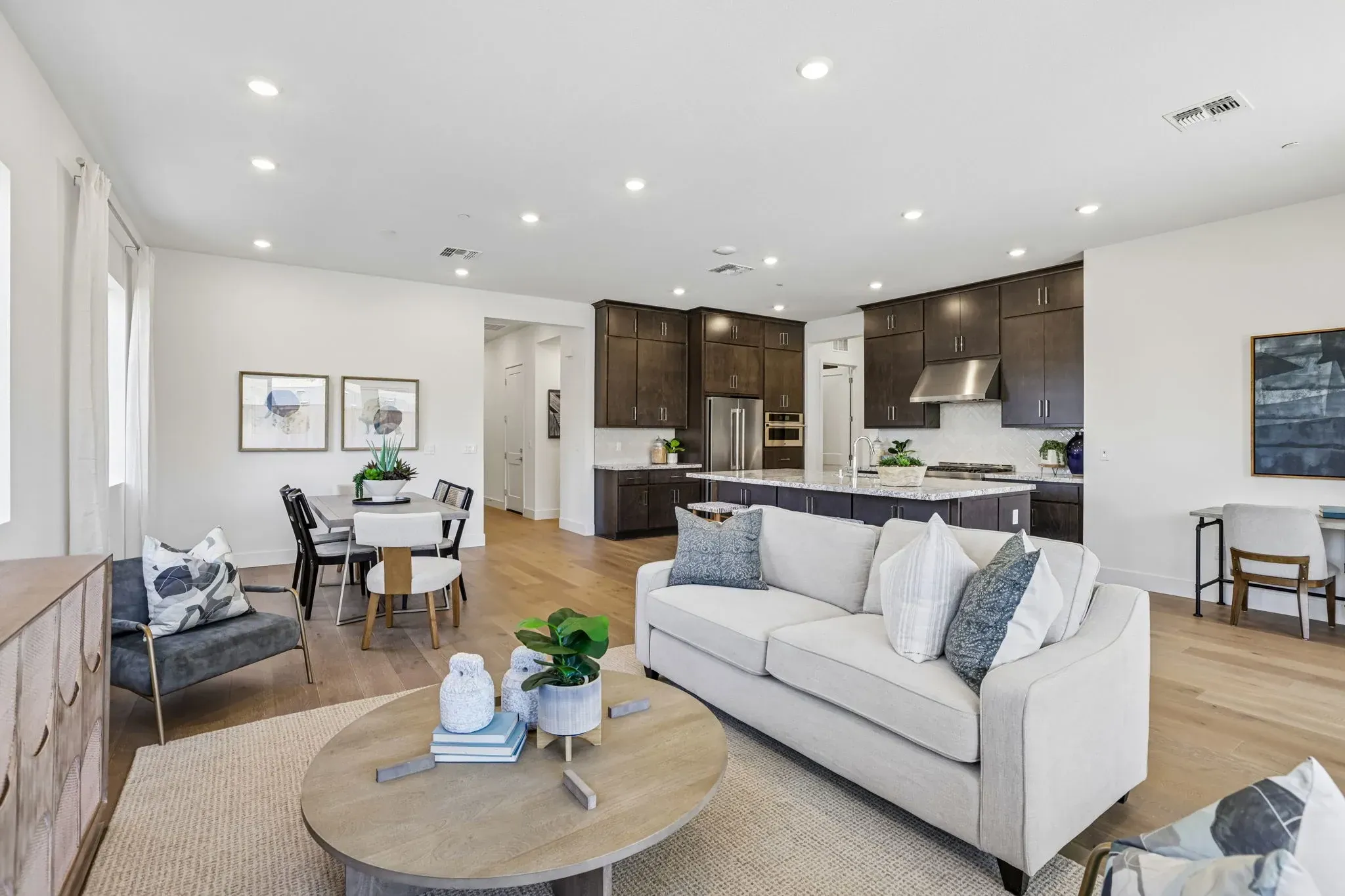 The Meadows Homesite 32 Living Room Virtually Stag