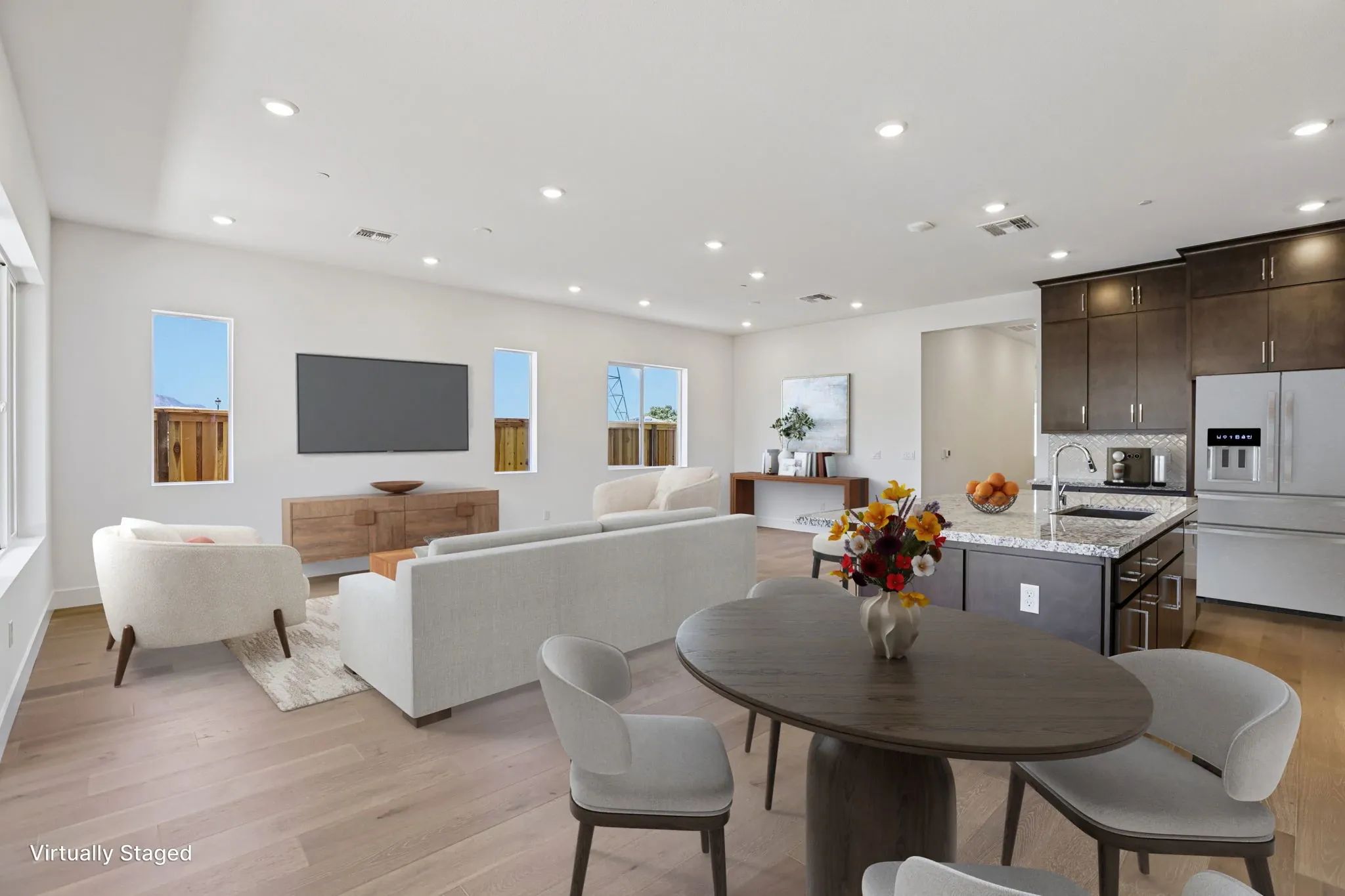 The Meadows Homesite 32 Great Room Virtually Stage