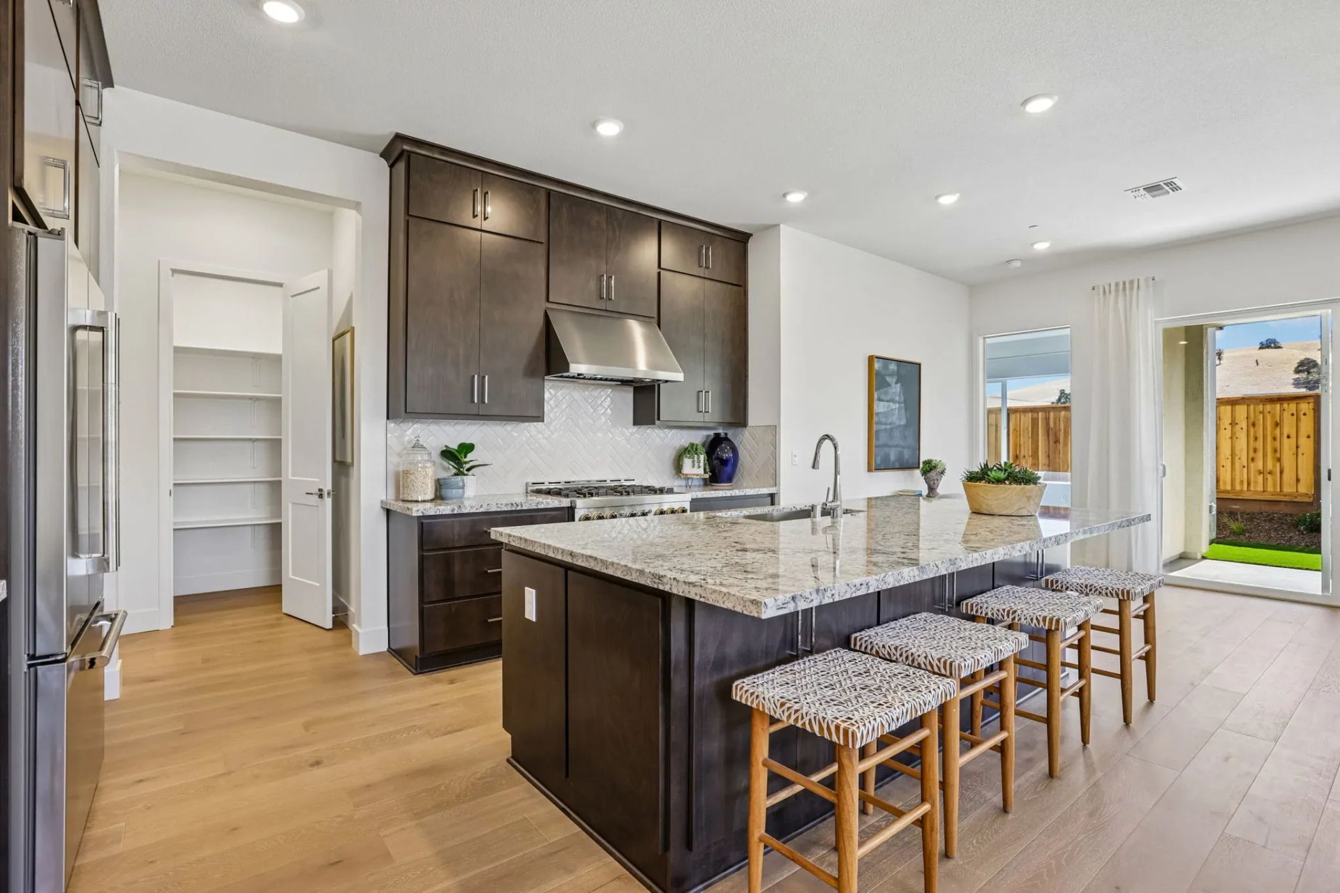 The Meadows Homesite 32 Kitchen Virtually Staged