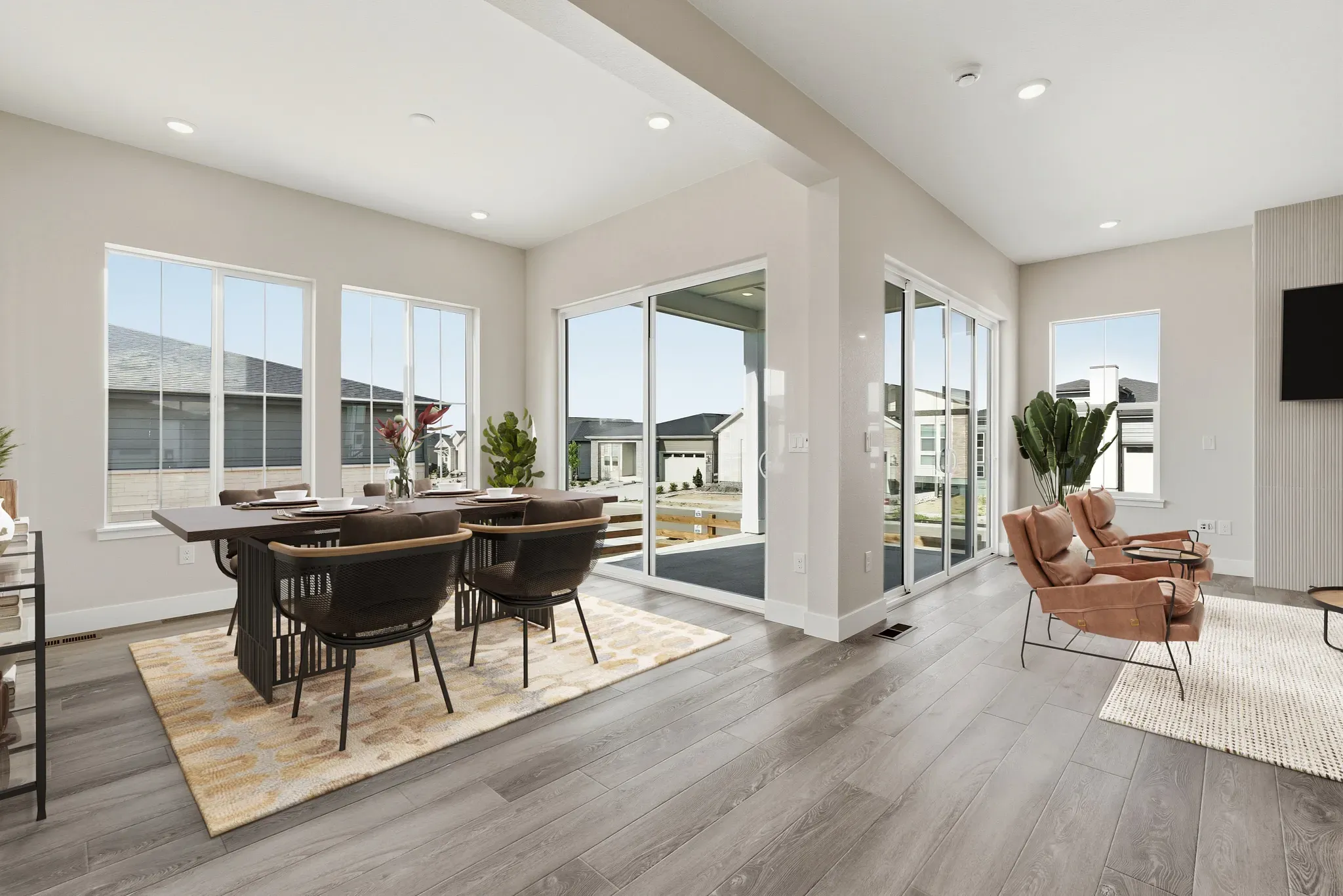 Homesite 7 Dining - Virtually Staged