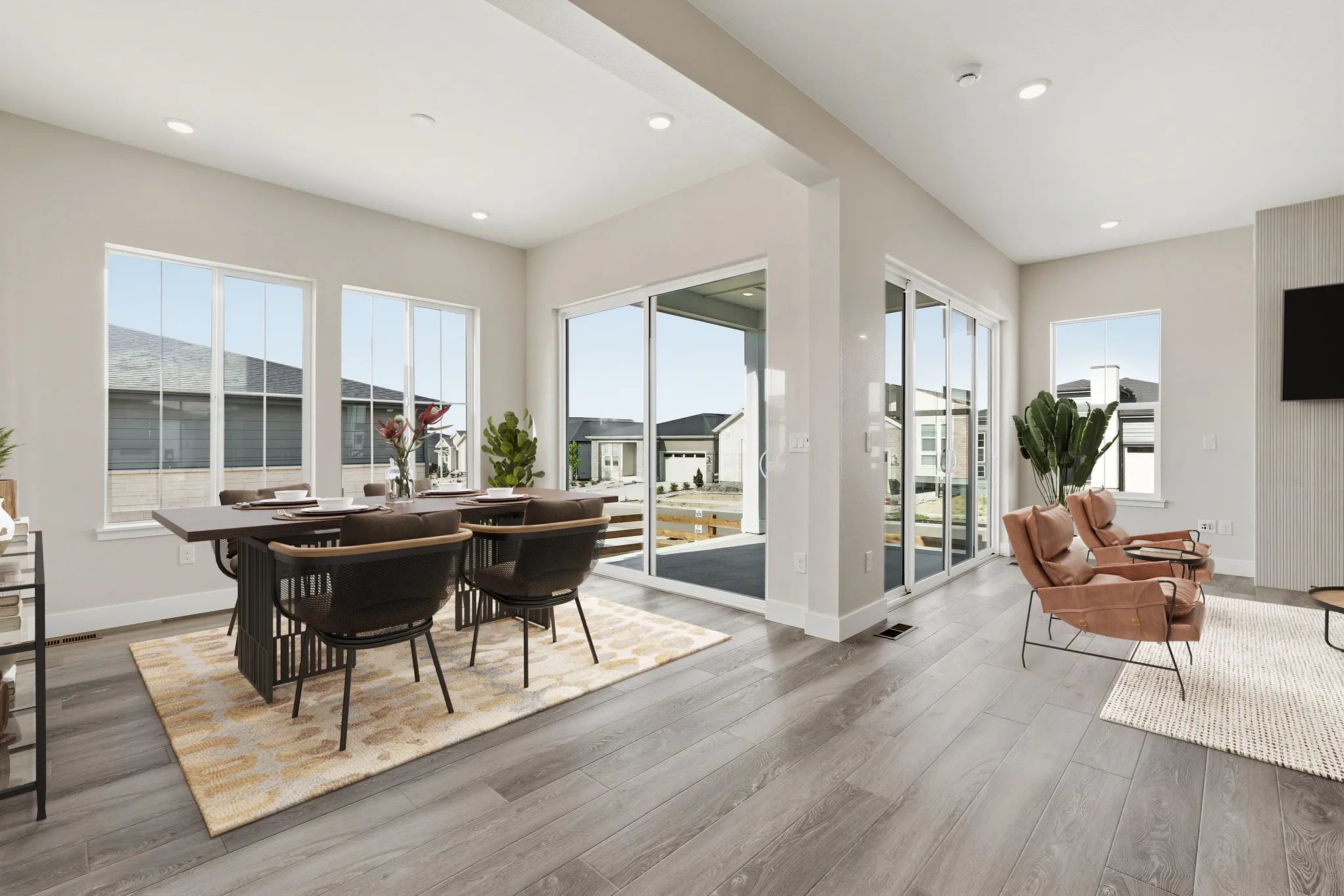 Homesite 7 Dining - Virtually Staged