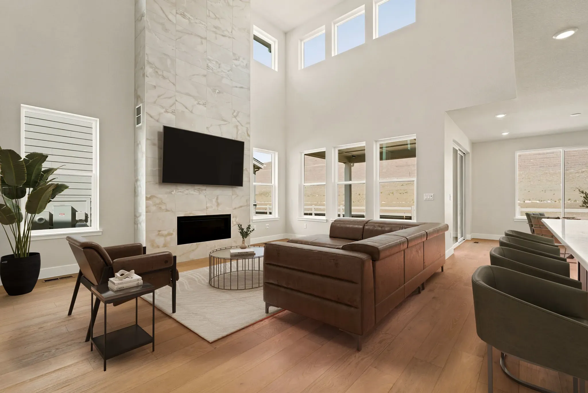Homesite 267 Great Room - Virtually Staged