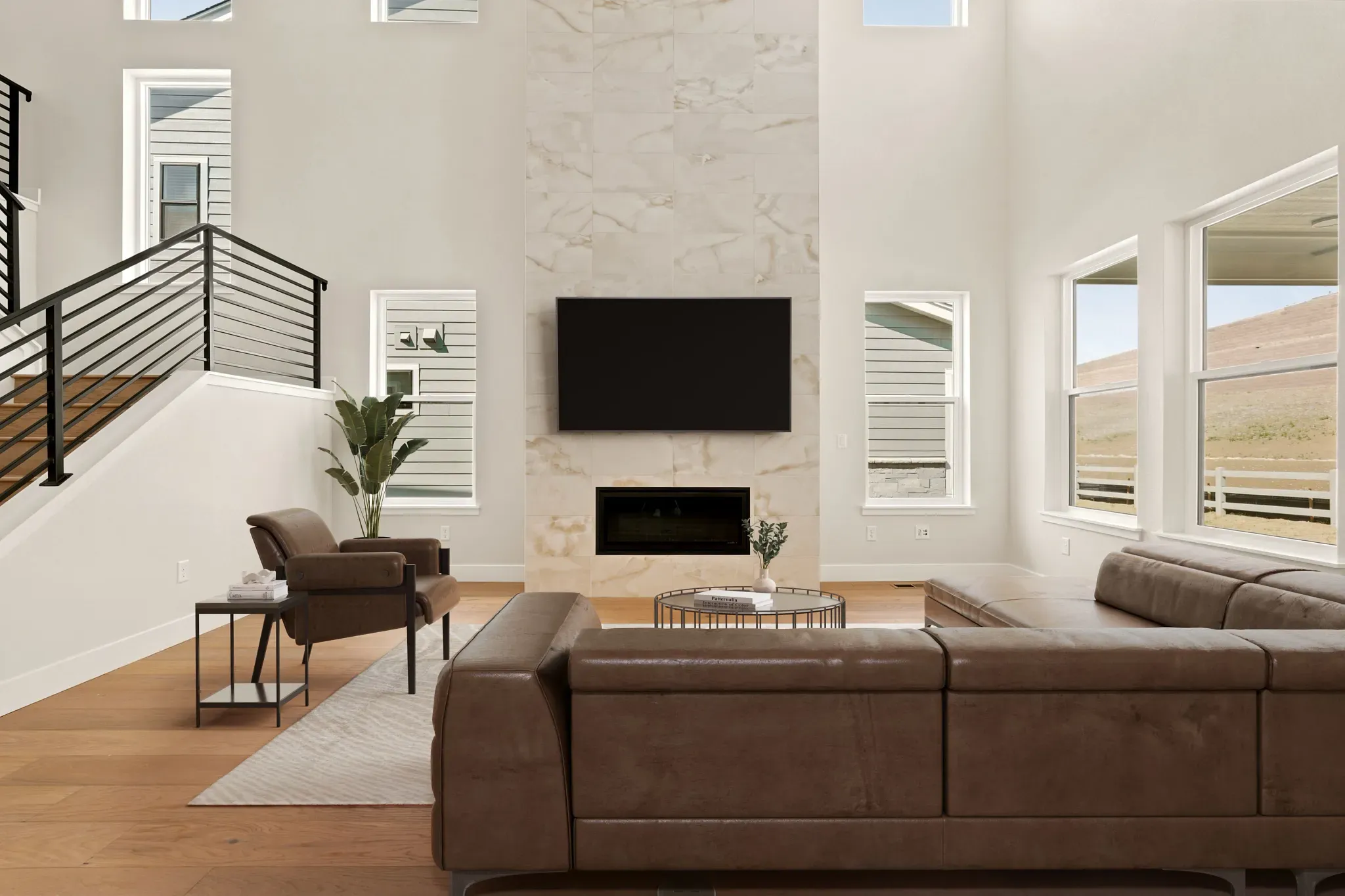 Homesite 267 Great Room - Virtually Staged