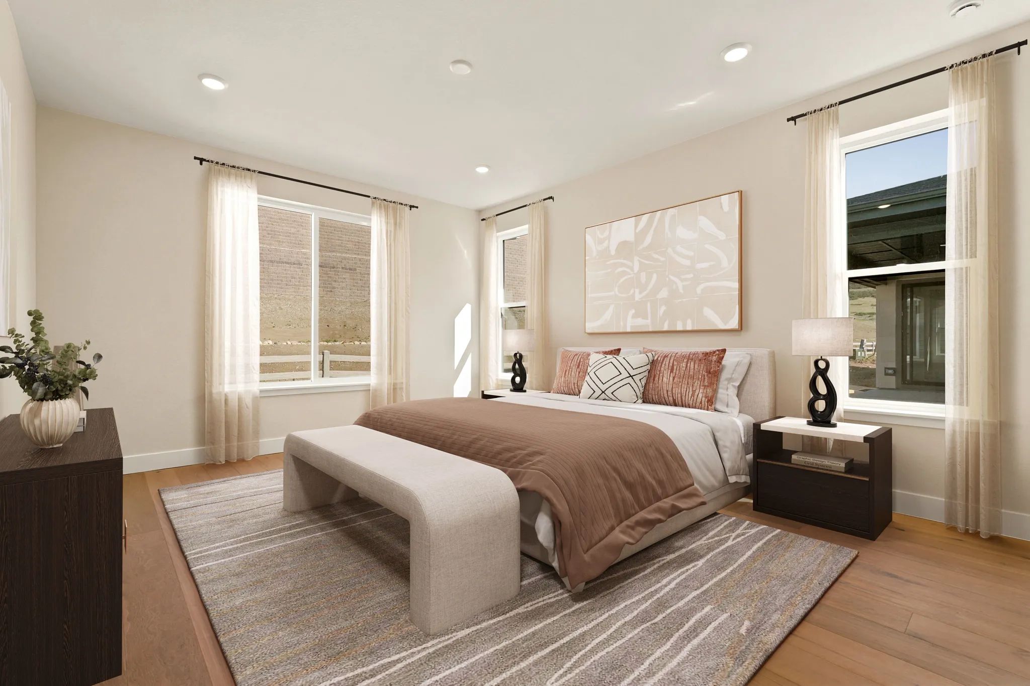 Homesite 267 Primary Bedroom - Virtually Staged
