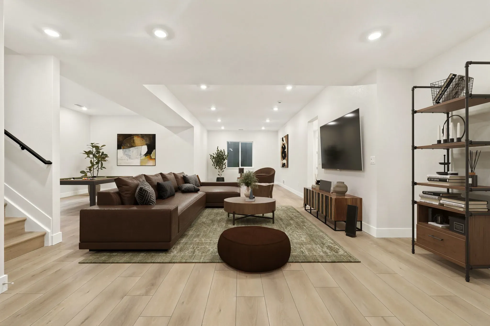 Homesite 267 Finished Basement - Virtually Staged
