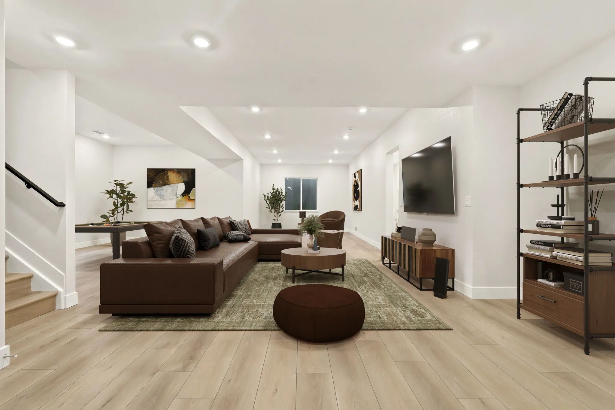 Homesite 267 Finished Basement - Virtually Staged