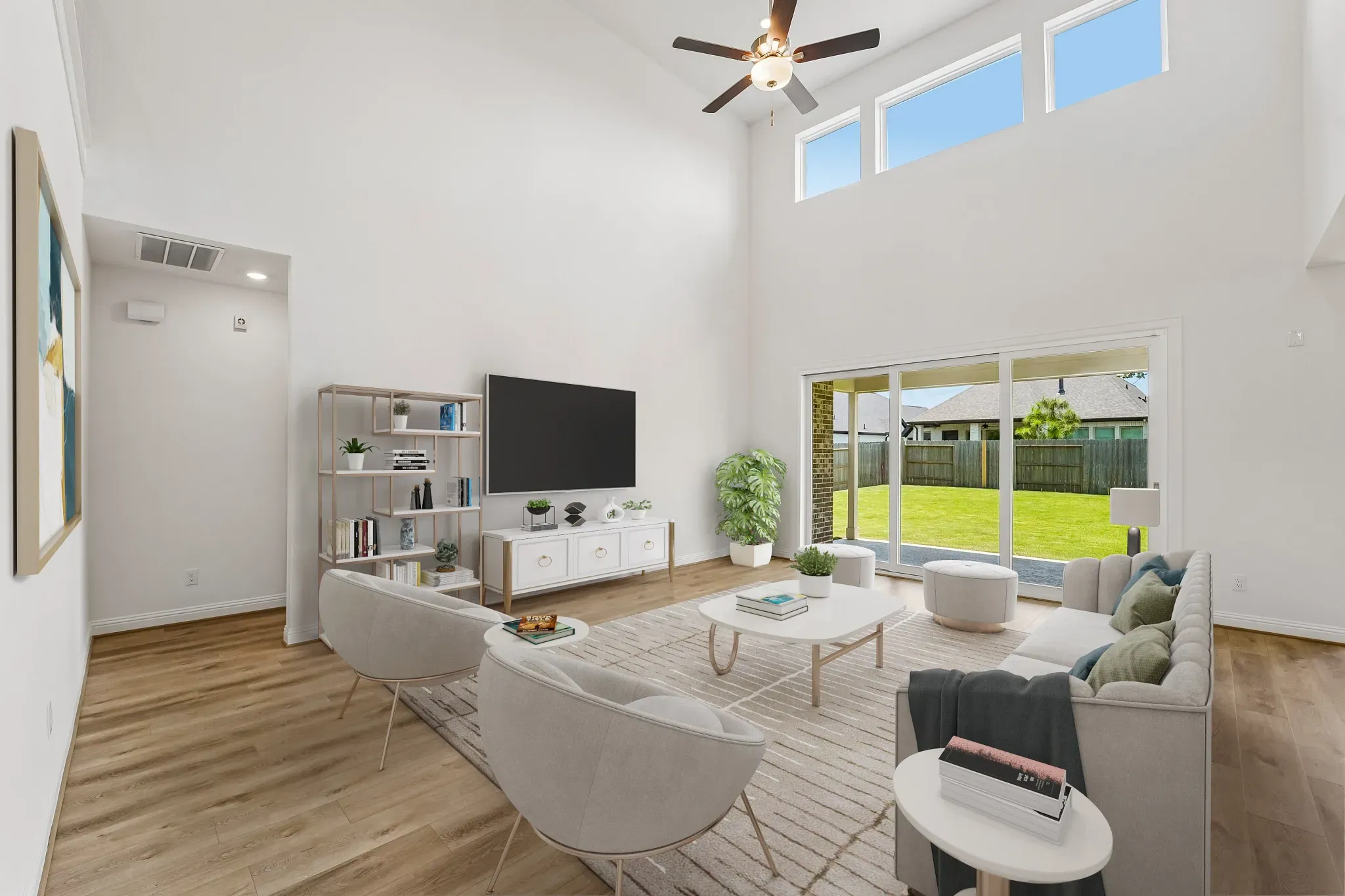 Homesite 5110 Great Room - Staged