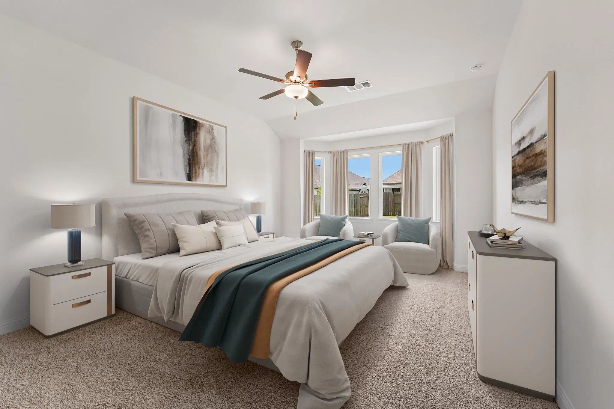 Homesite 5110 Primary Bed - Staged