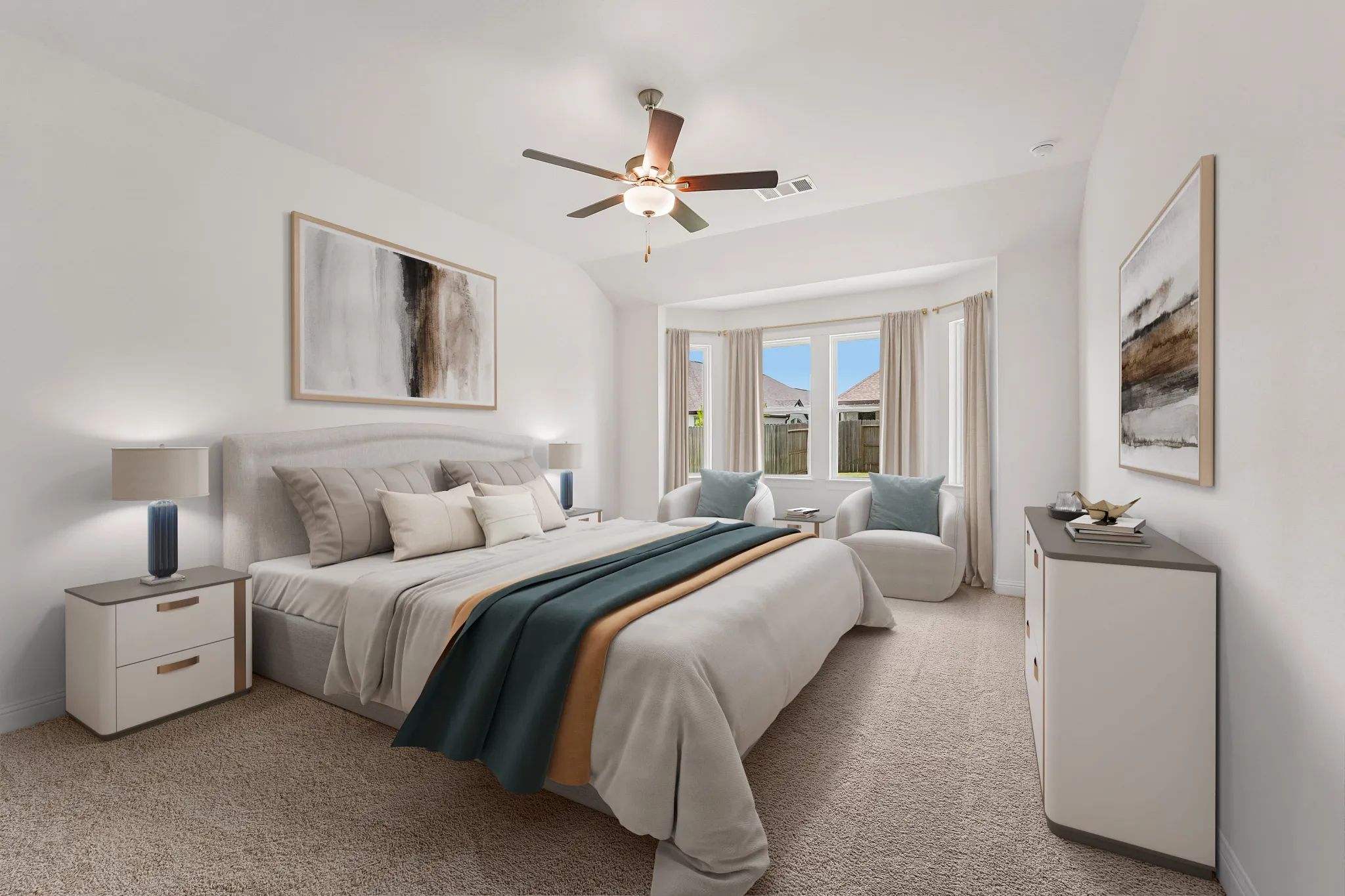 Homesite 5110 Primary Bed - Staged
