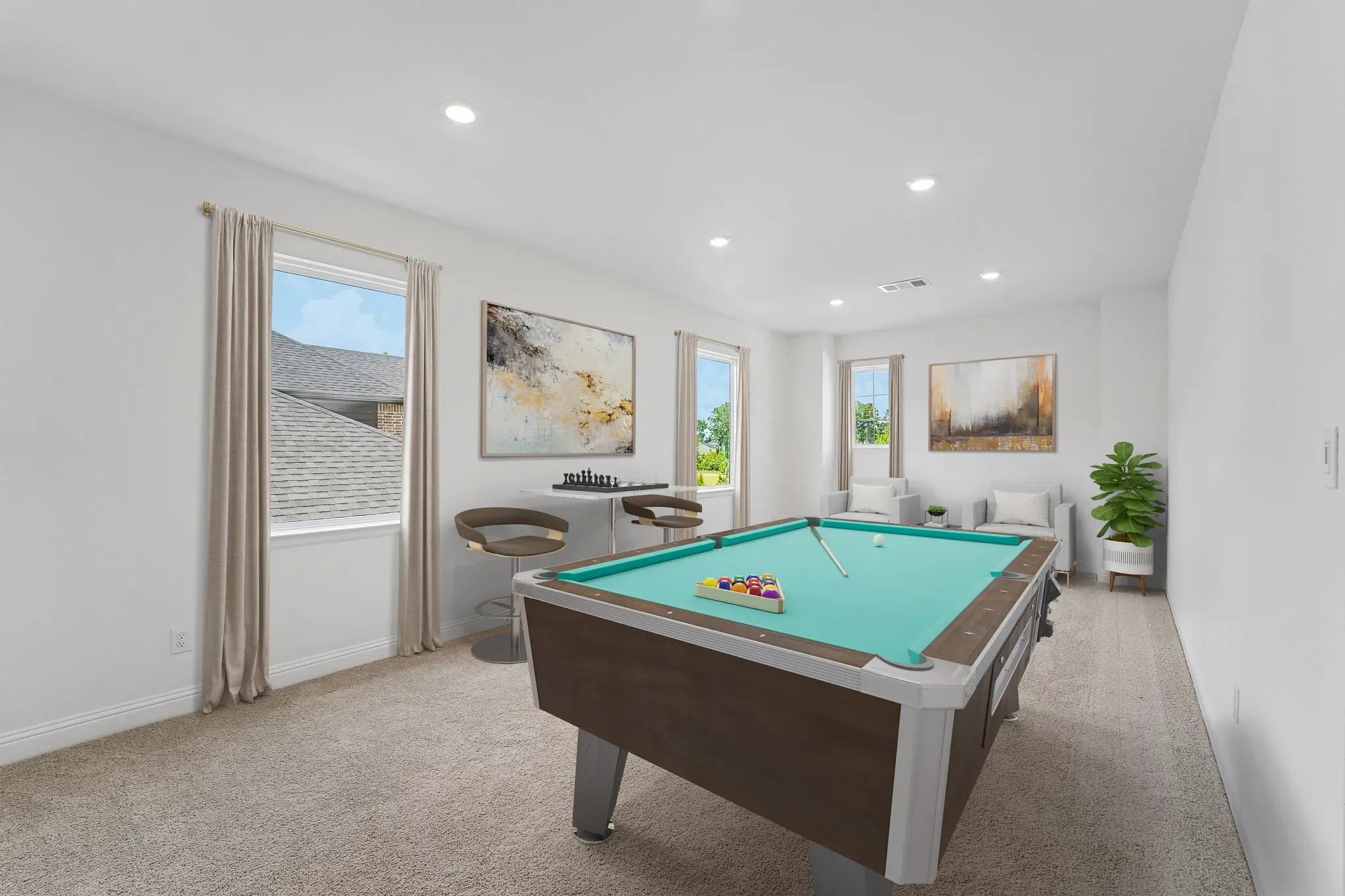 Homesite 5110 Game Room - Staged