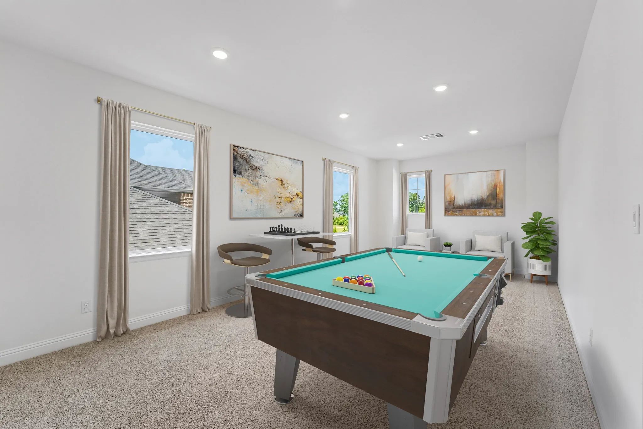 Homesite 5110 Game Room - Staged