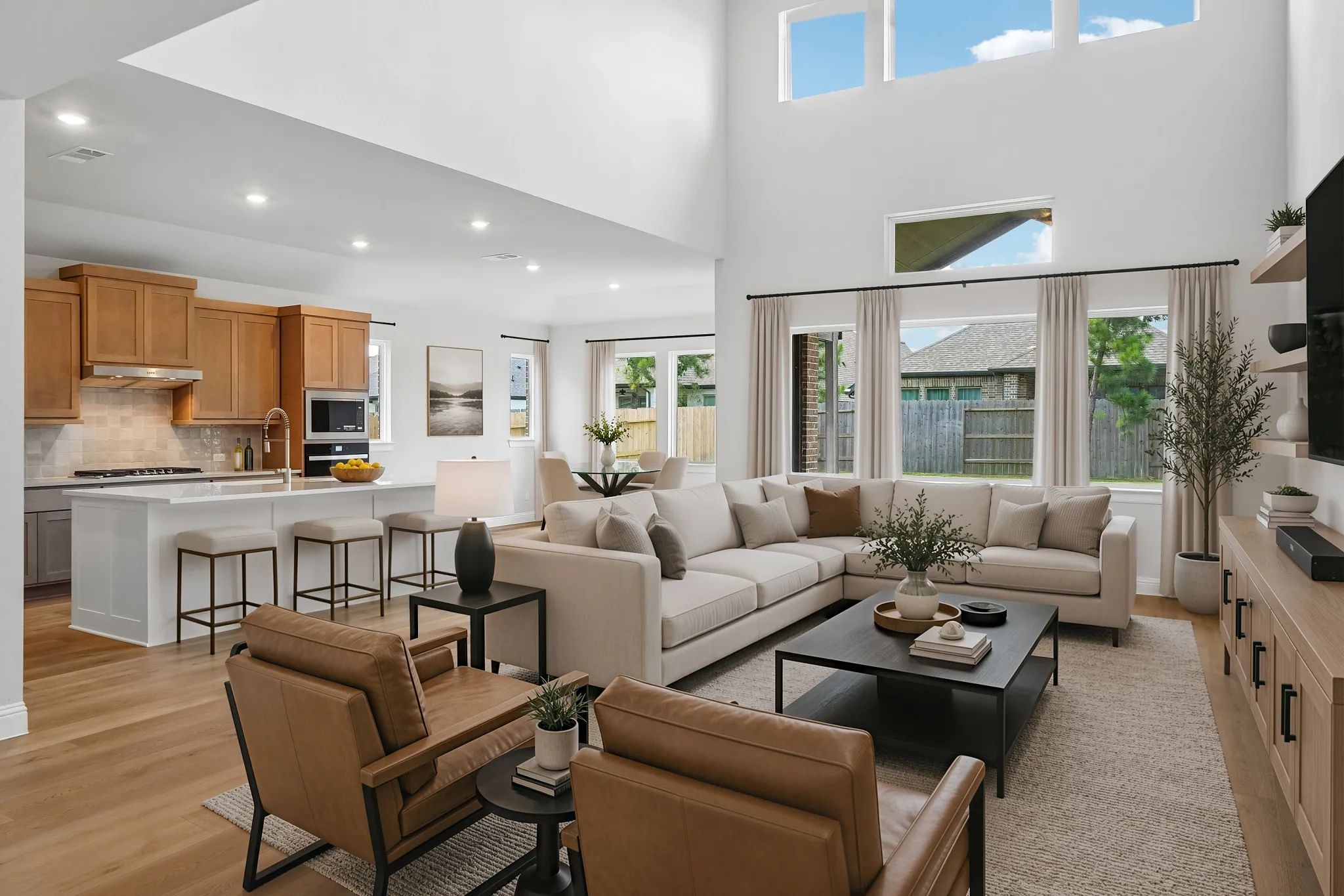 Homesite 5109 Great Room - Staged