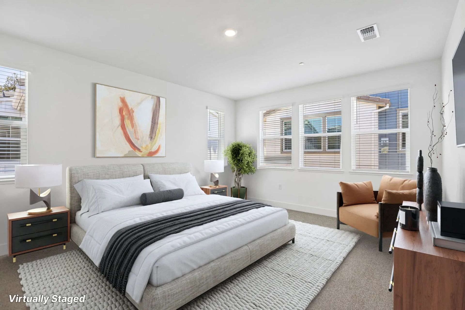 Abigail Place Homesite 3 Primary Bedroom Virtually