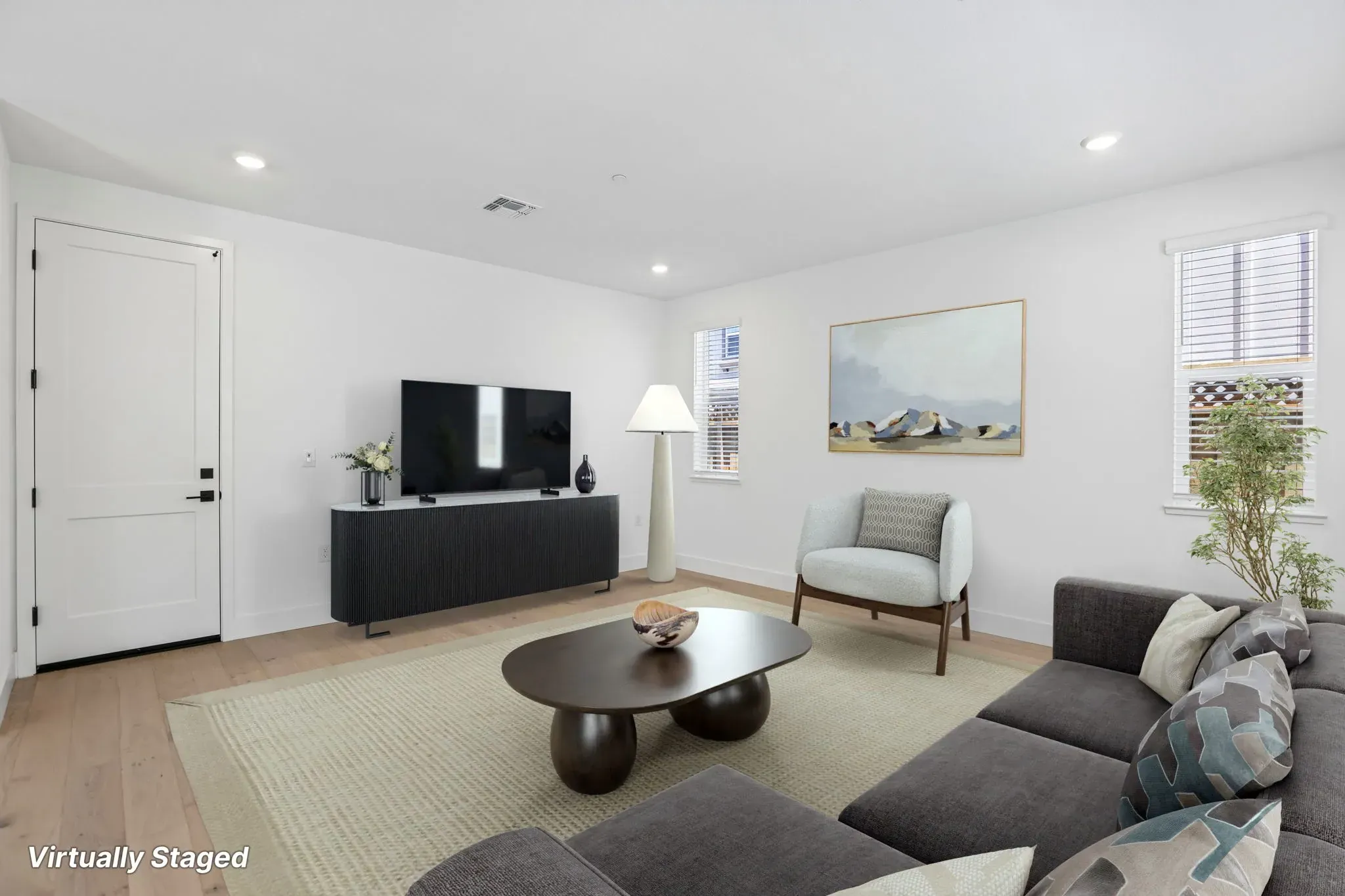 Abigail Place Homesite 3 Great Room Virtually Stag