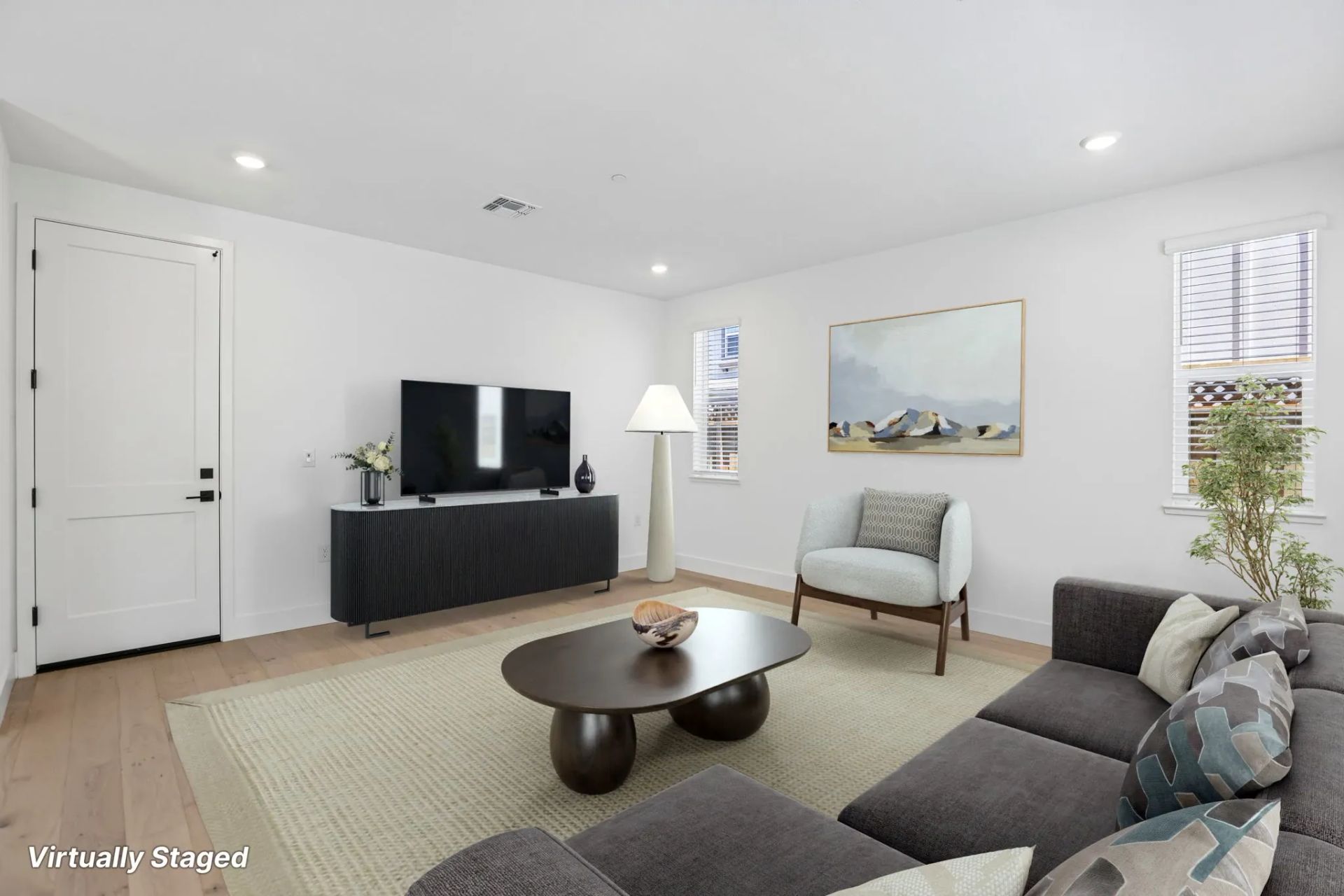 Abigail Place Homesite 3 Great Room Virtually Stag