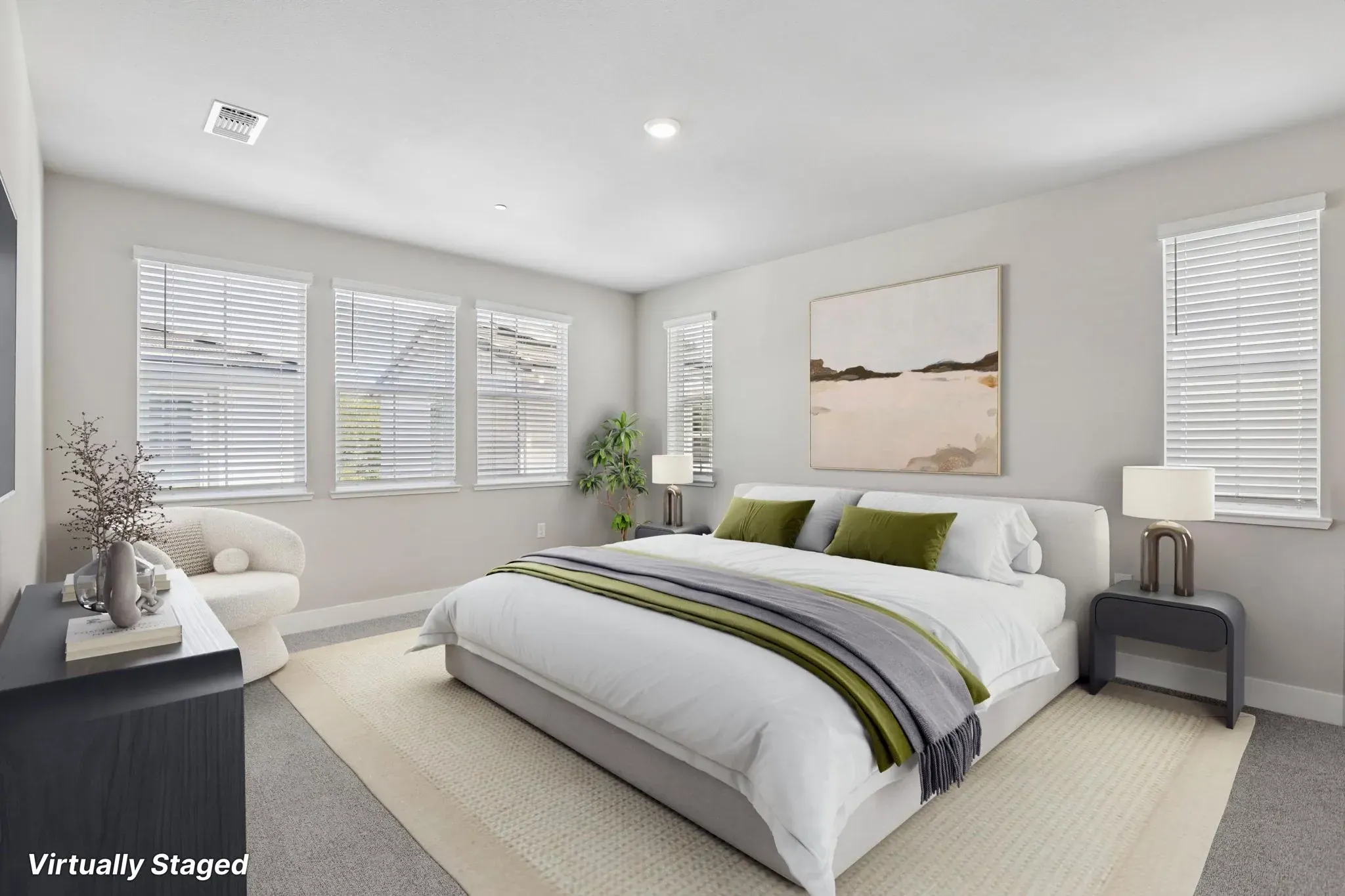 Abigail Place Homesite 4 Primary Bedroom Virtually