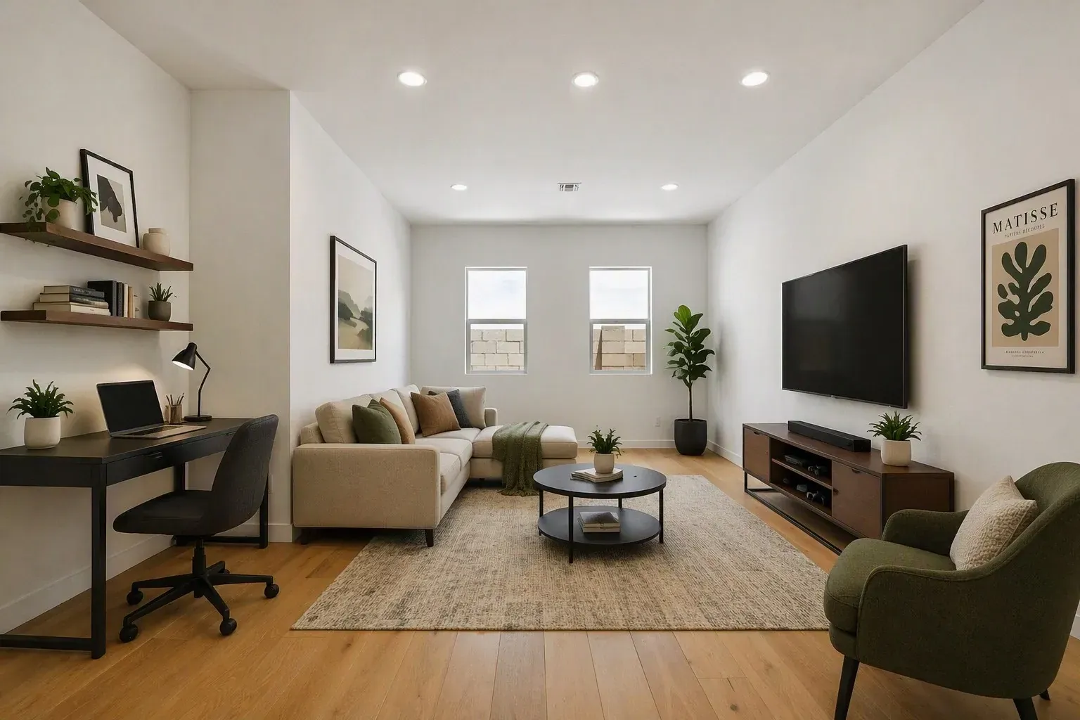 Hobby Room Virtually Staged