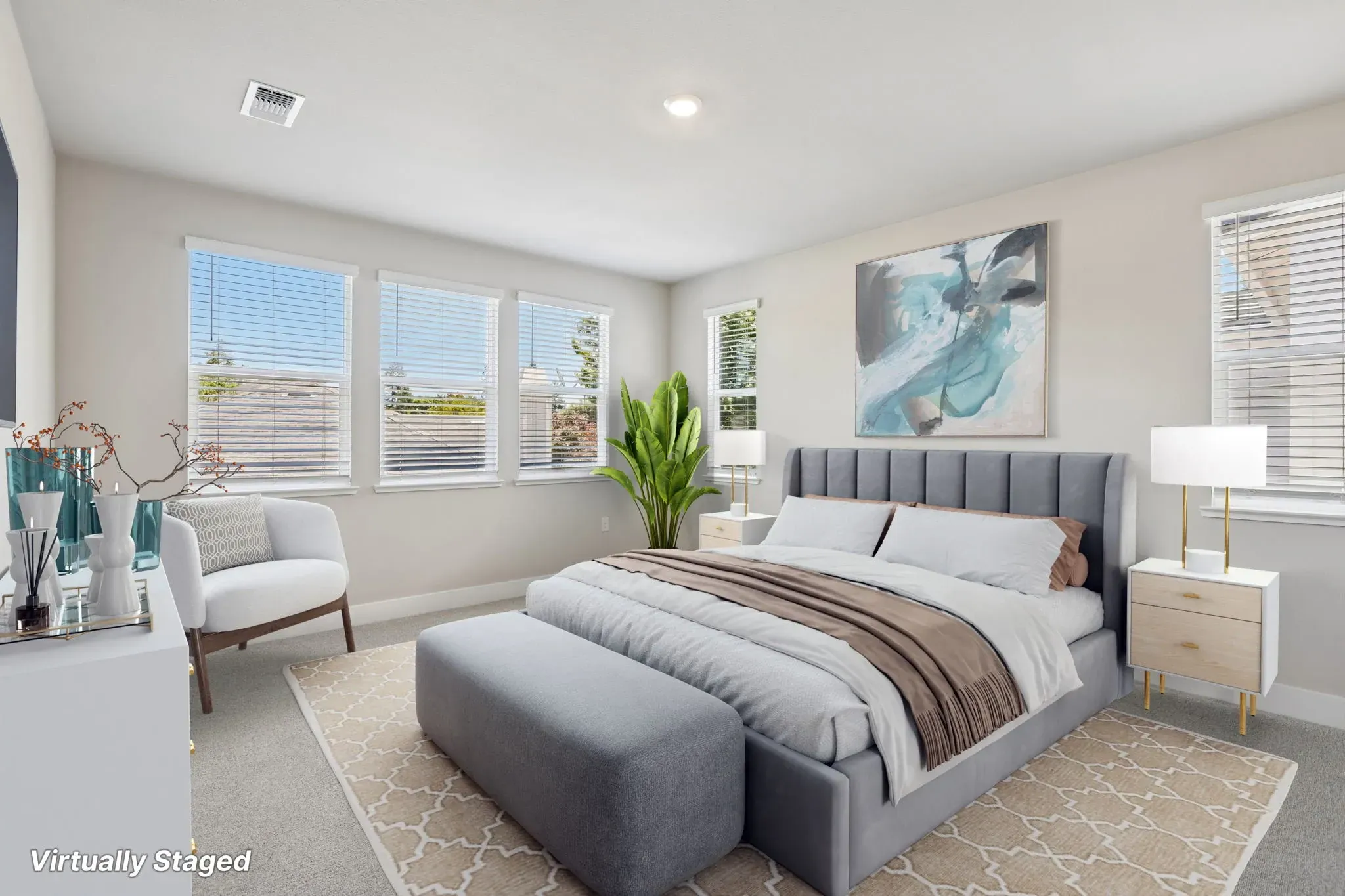 Abigail Place Homesite 6 Primary Bedroom Virtually