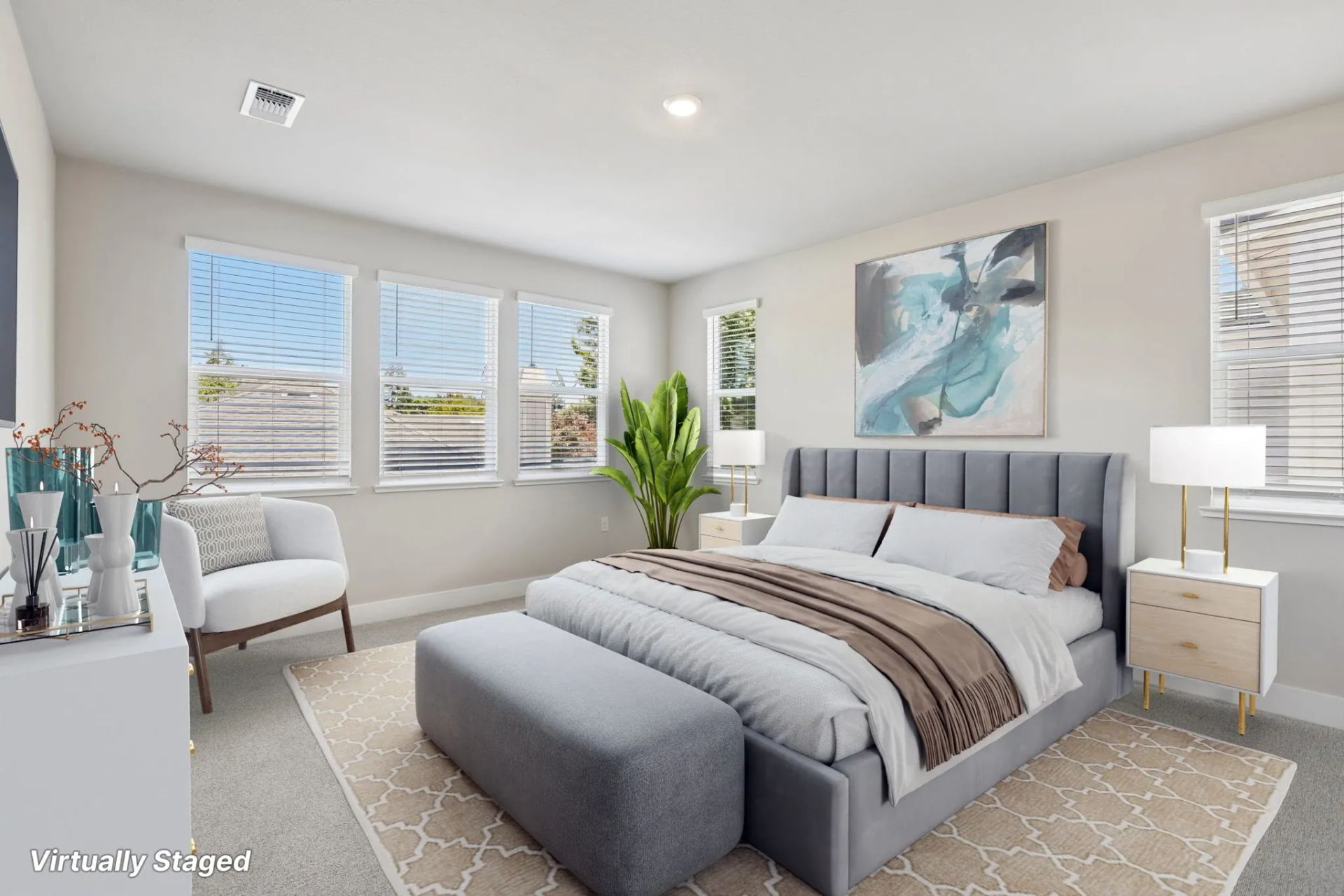 Abigail Place Homesite 6 Primary Bedroom Virtually
