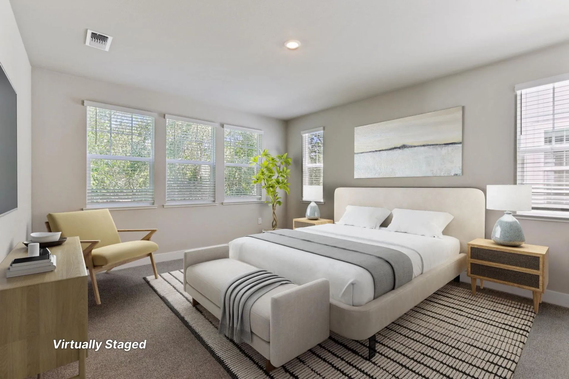 Abigail Place Homesite 8 Primary Bedroom Virtually