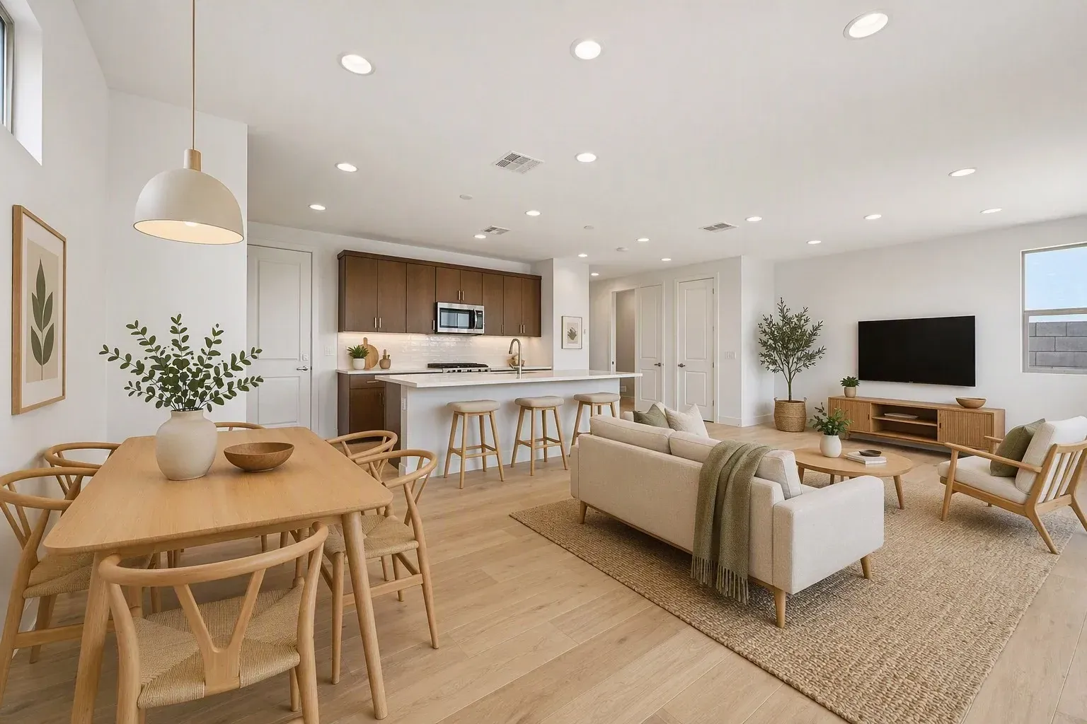 Great Room Virtually Staged