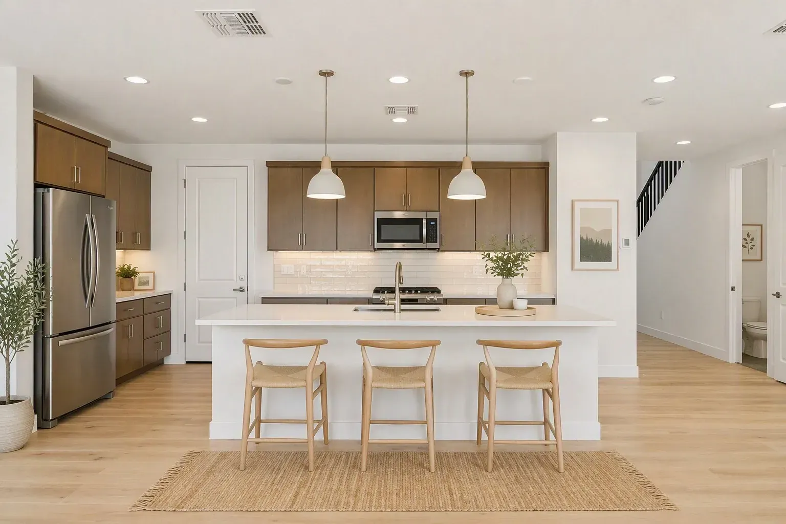 Kitchen Virtually Staged