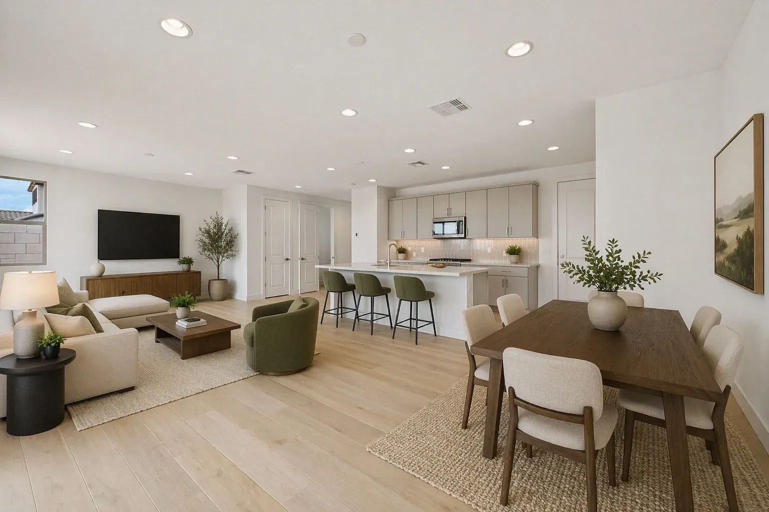 Great Room Virtually Staged