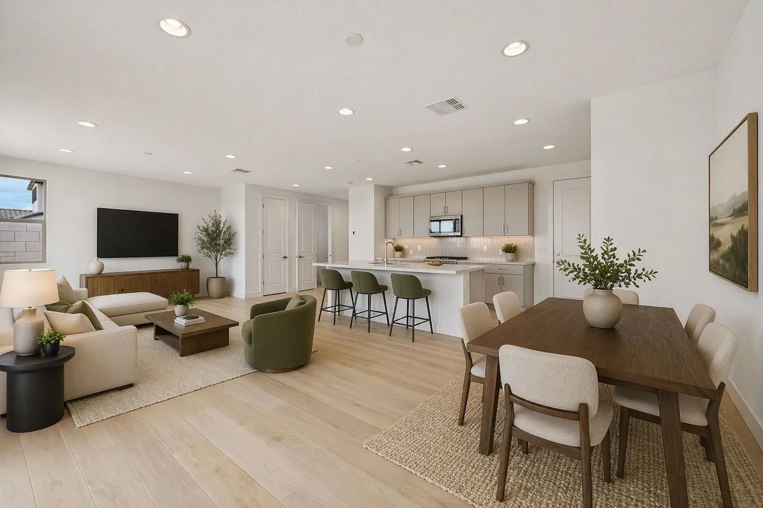 Great Room Virtually Staged