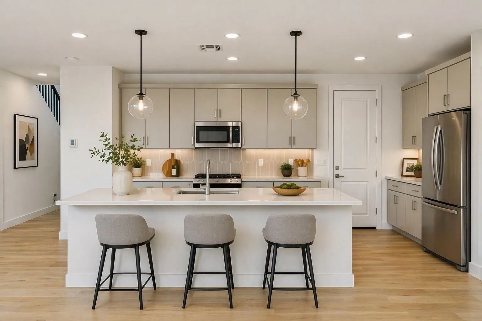 Kitchen Virtually Staged