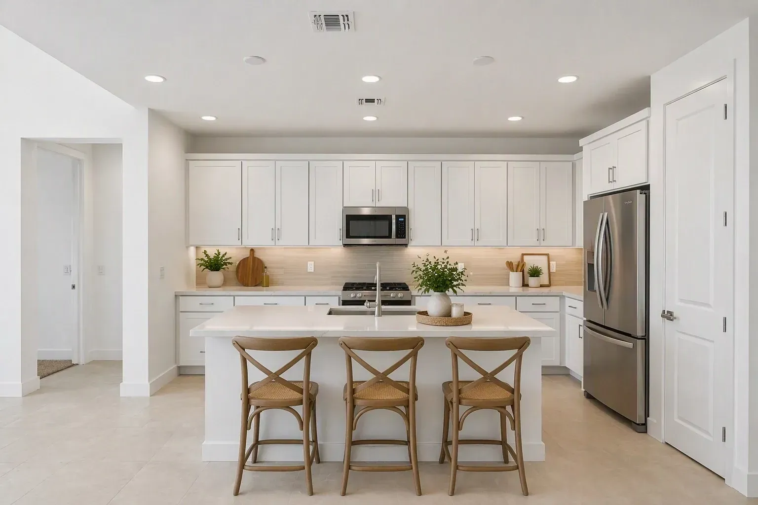 Kitchen Virtually Staged
