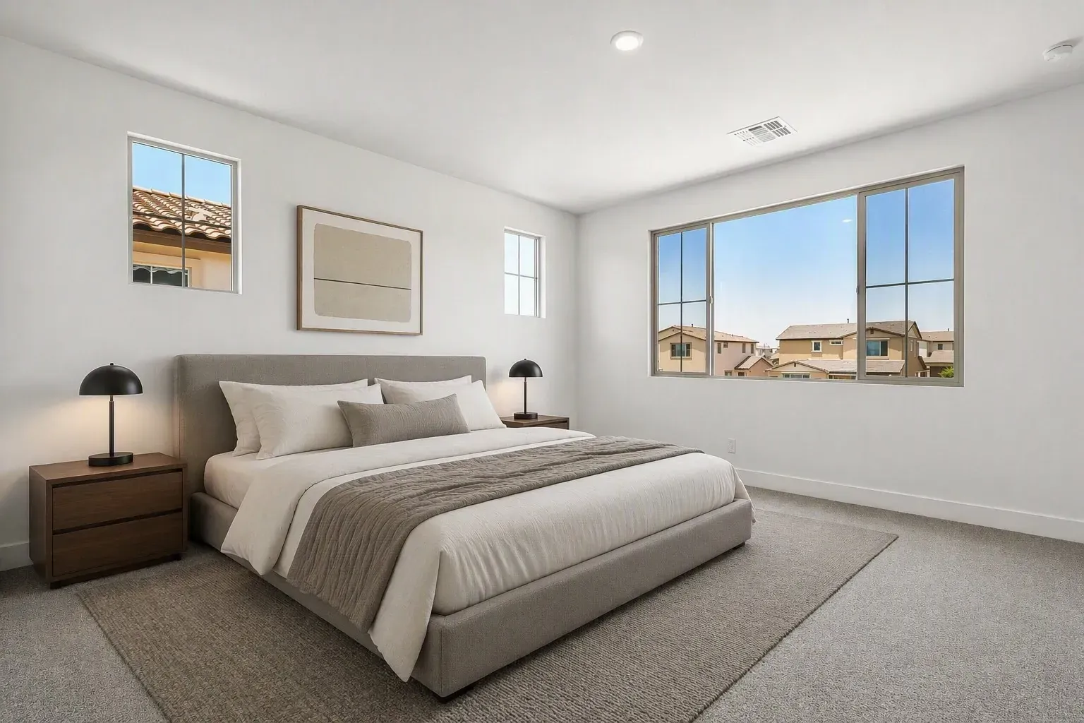 Primary Bedroom Virtually Staged