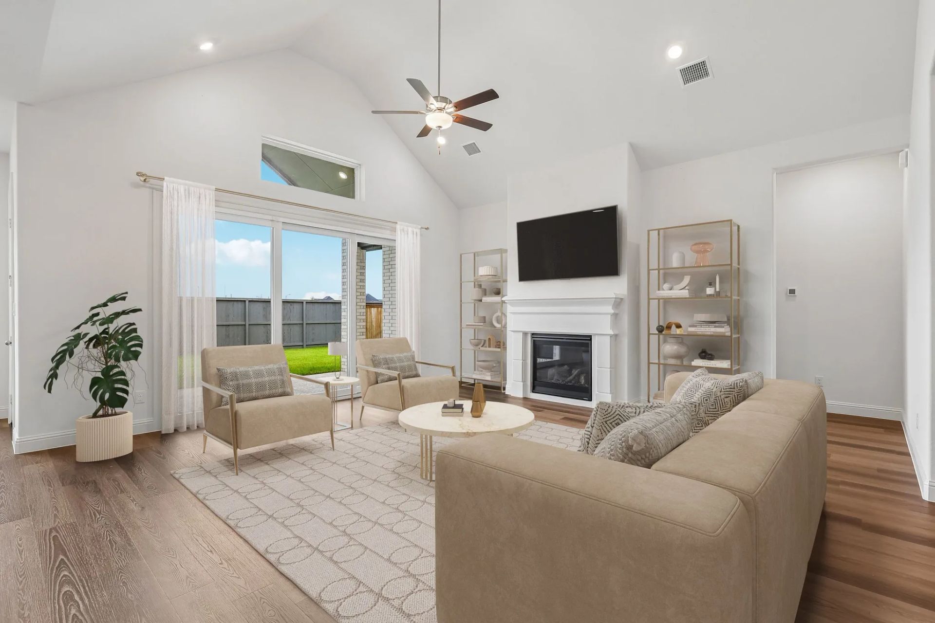 Homesite 6001 Great Room - Staged