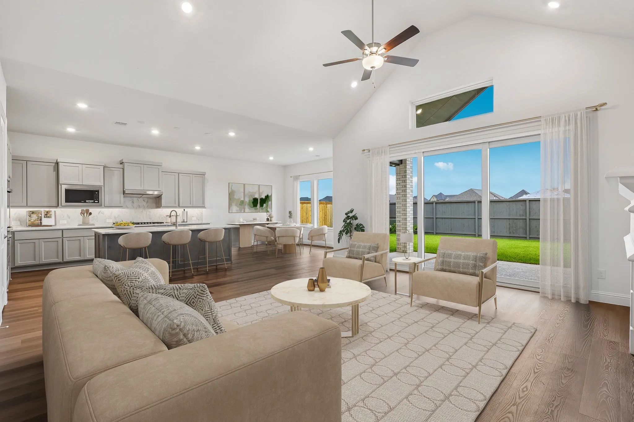 Homesite 6001 Great Room - Staged