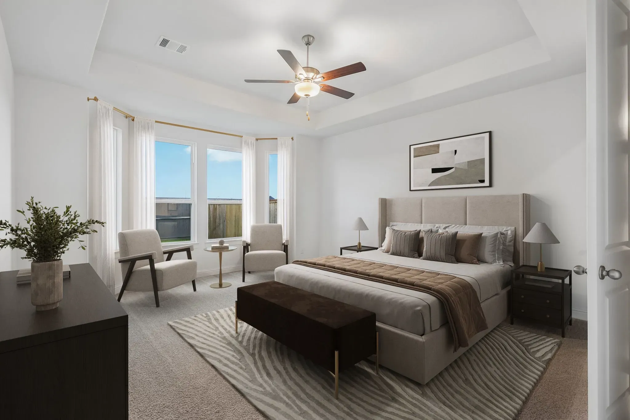 Homesite 6001 Primary Bed - Staged