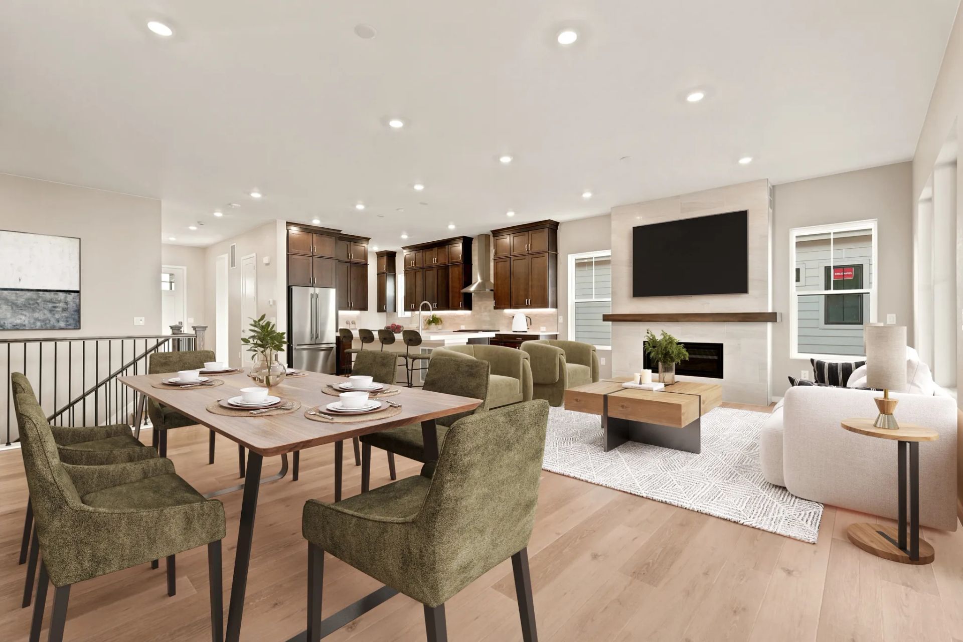 Homesite 68 Dining, Kitchen + Great Room - Virtual