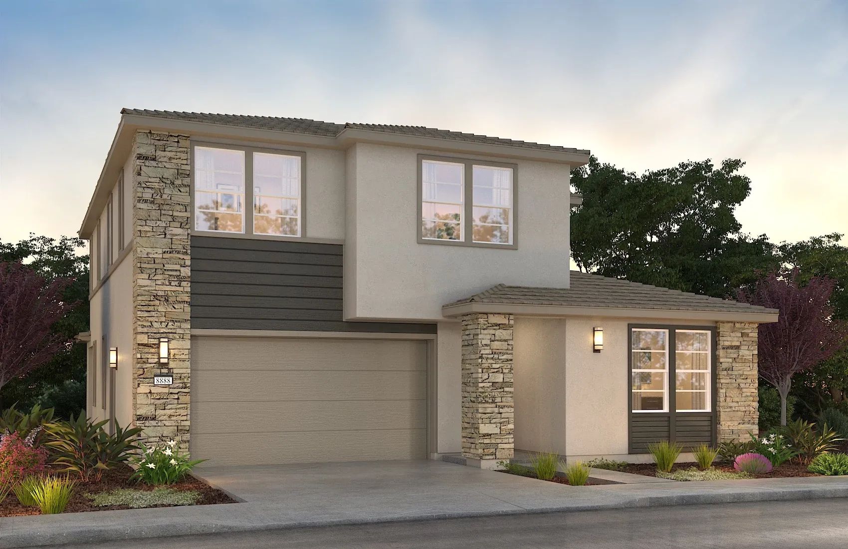 Opal Plan 2B Color Package 6 Rendering
