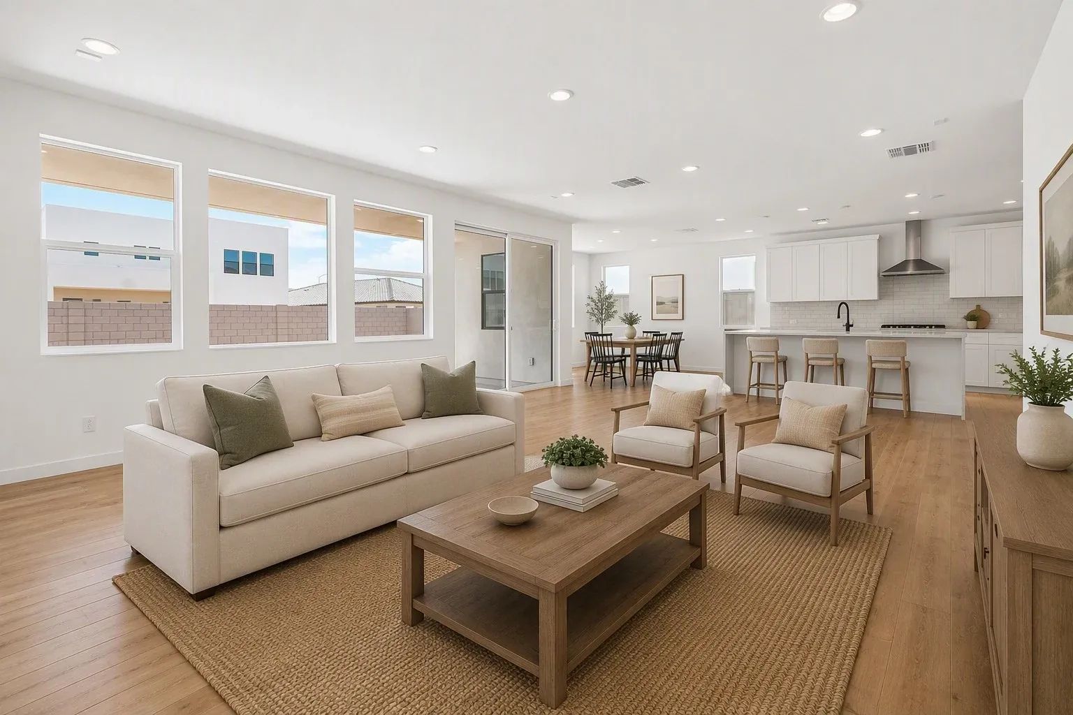 Great Room Virtually Staged