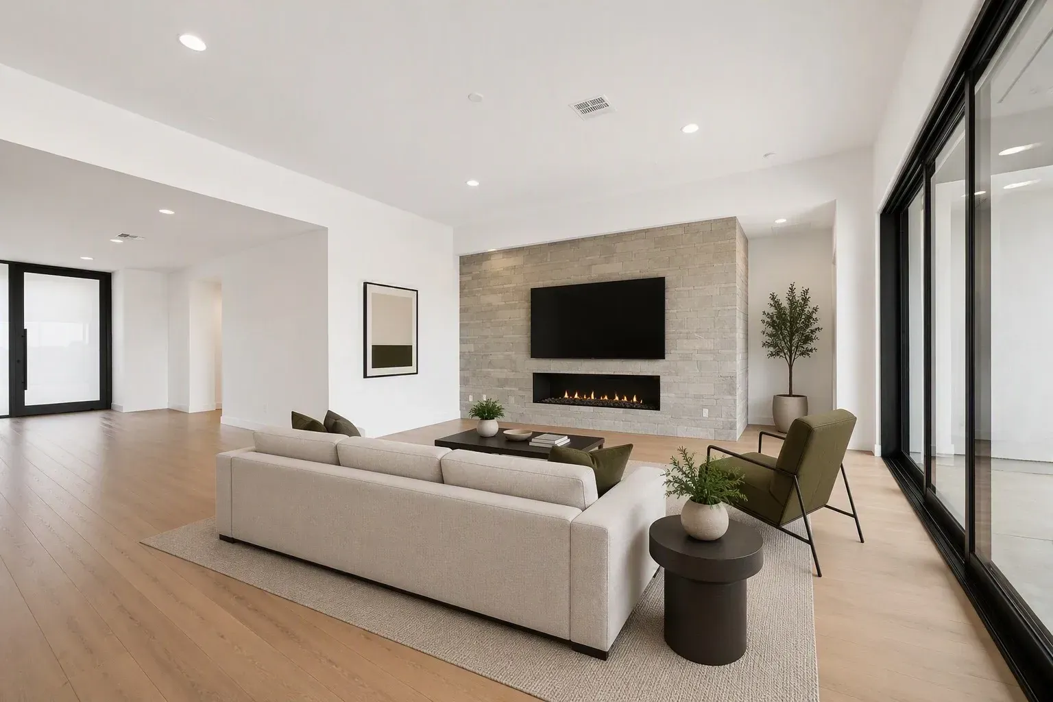 Great Room Virtually Staged
