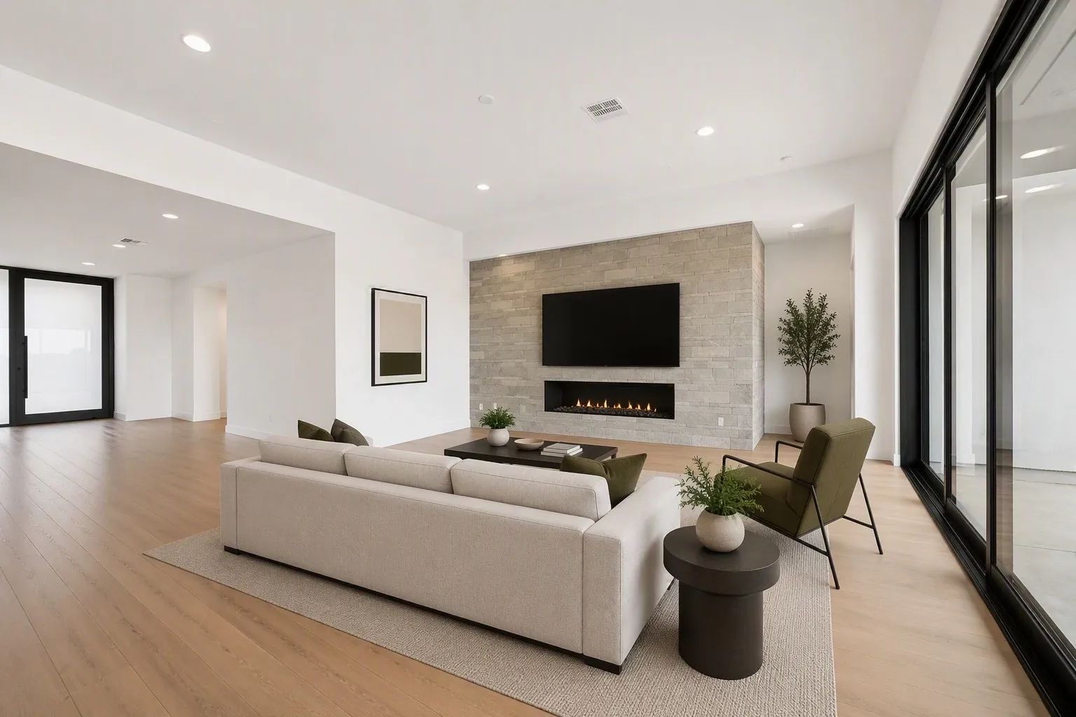 Great Room Virtually Staged