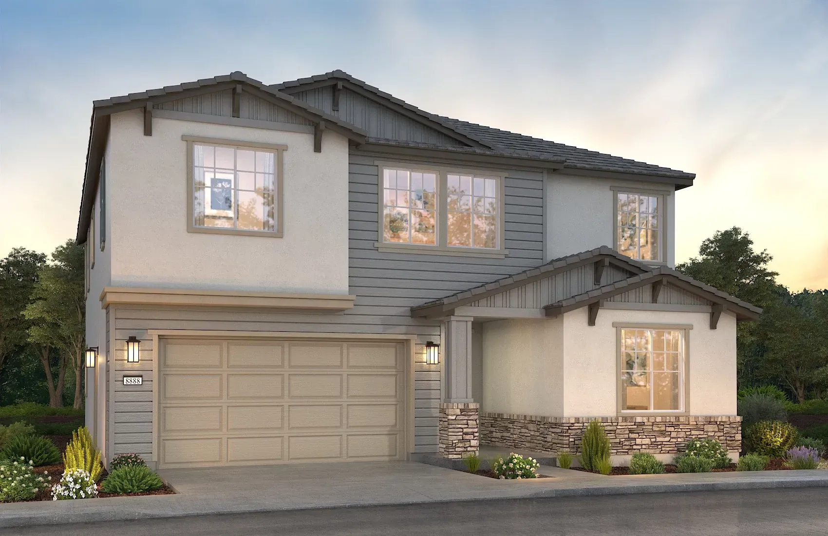 Opal Plan 5C Color Package 9 Rendering