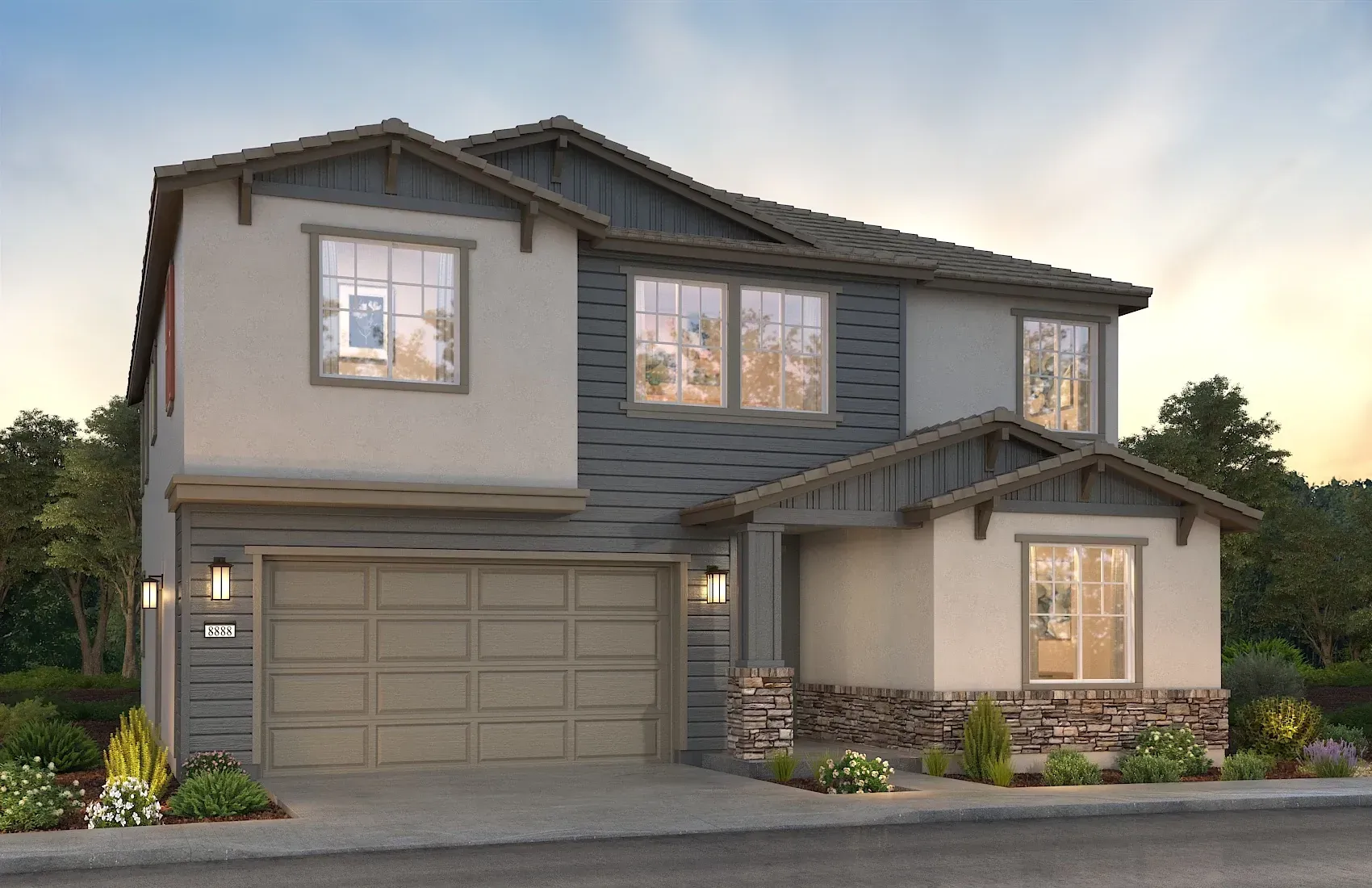 Opal Plan 5C Color Package 12 Rendering