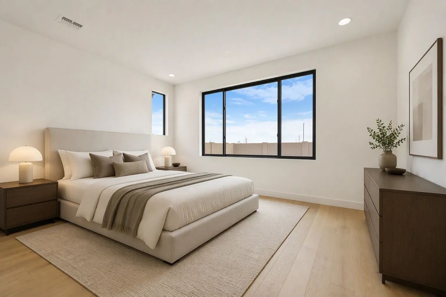 Primary Bedroom Virtually Staged