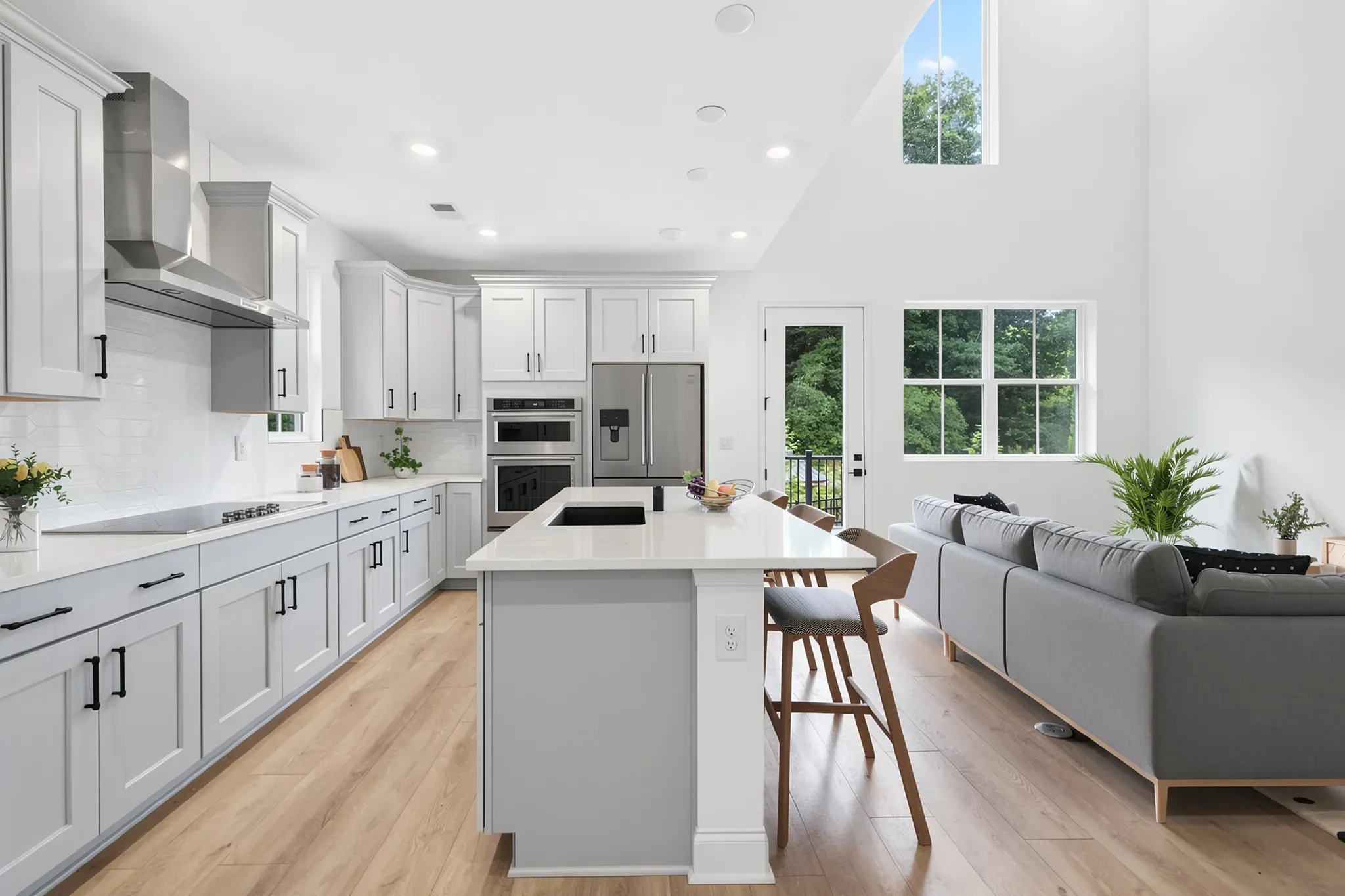 Virtually Staged Great Room